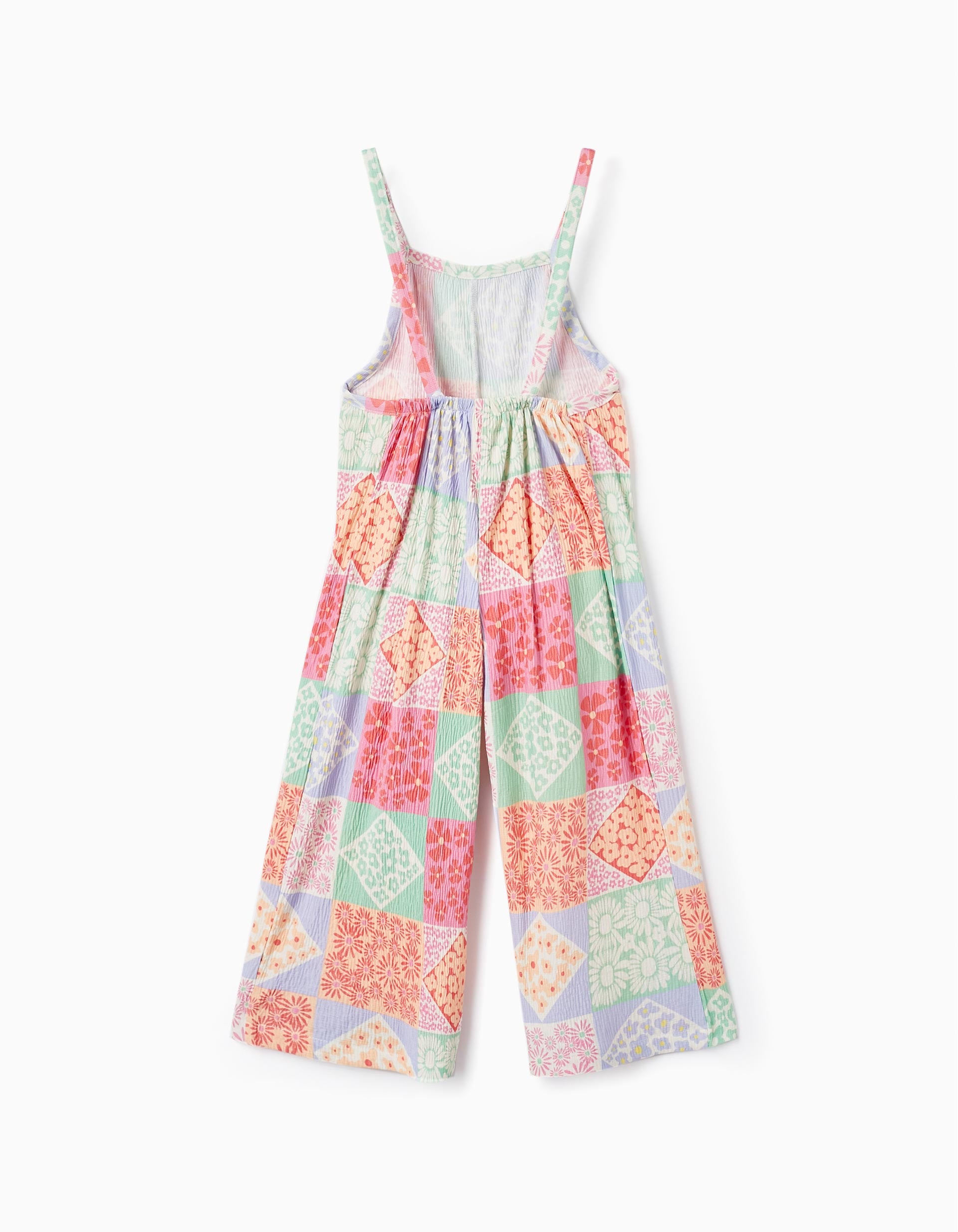 Floral Pattern Jumpsuit for Girls, Multicolour