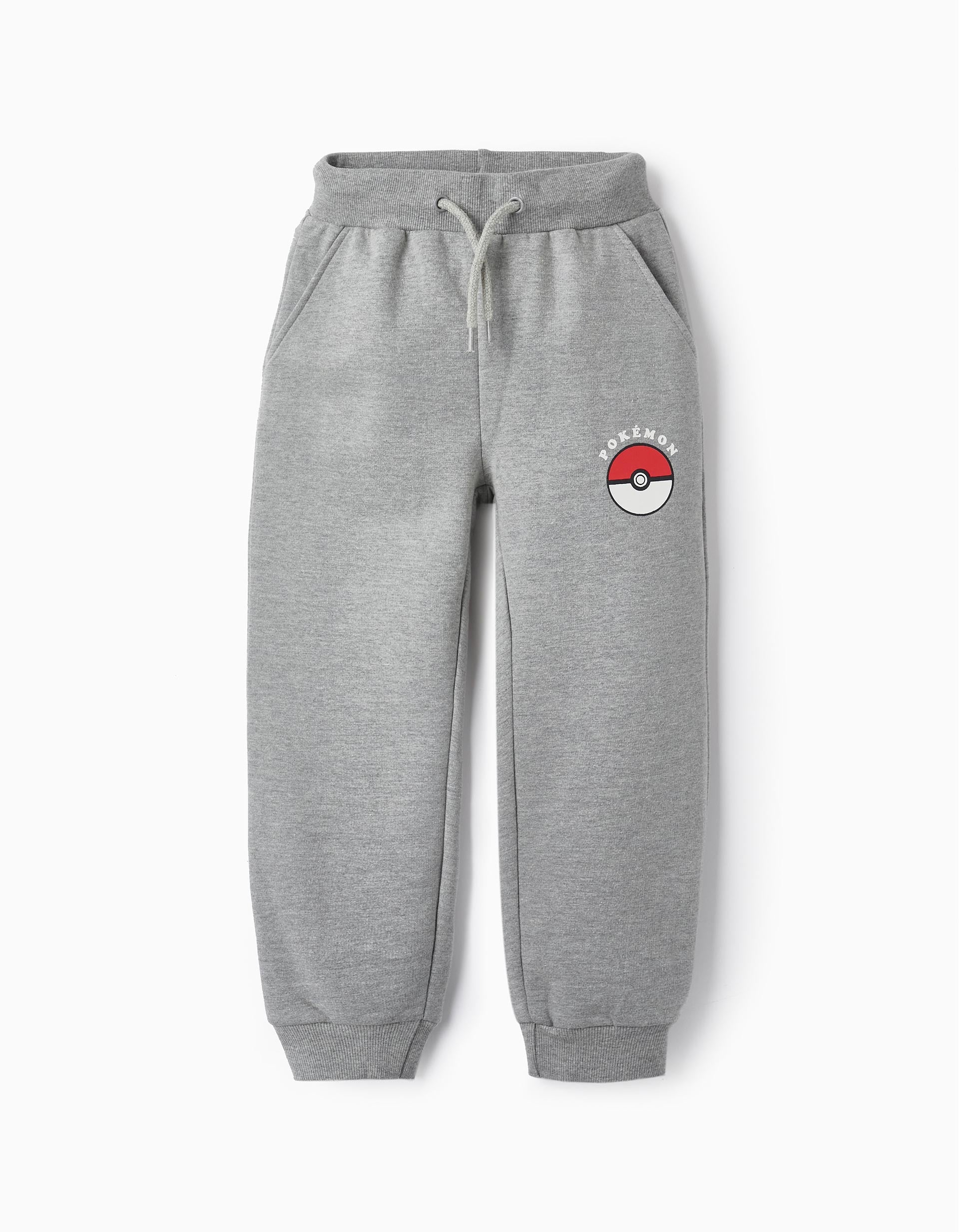 Calças de Treino em Algodão para Menino 'Pokémon', Cinza