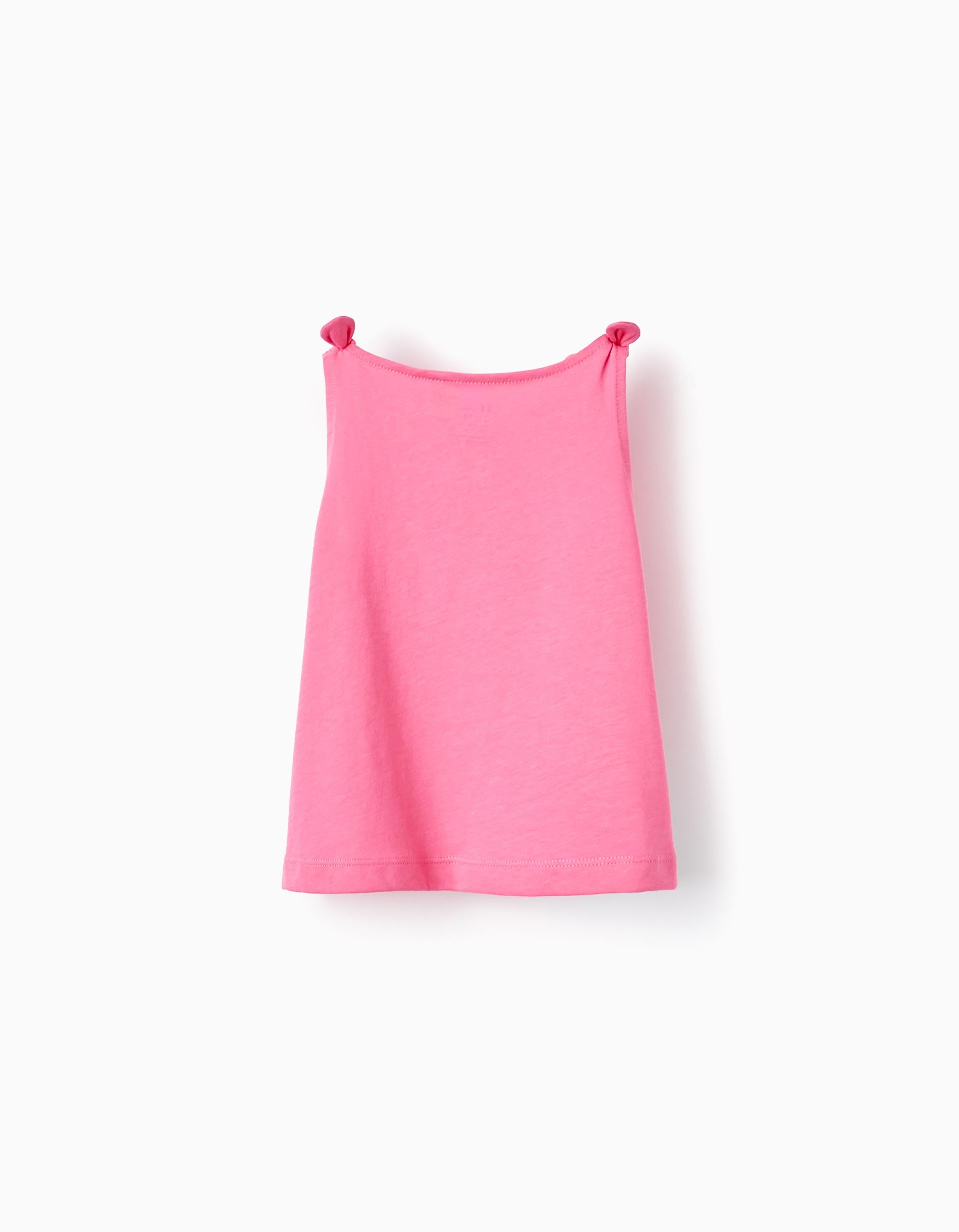 Pack 2 Tops En Coton Pour Bébé Fille 'Tortue', Rose/Vert D'Eau