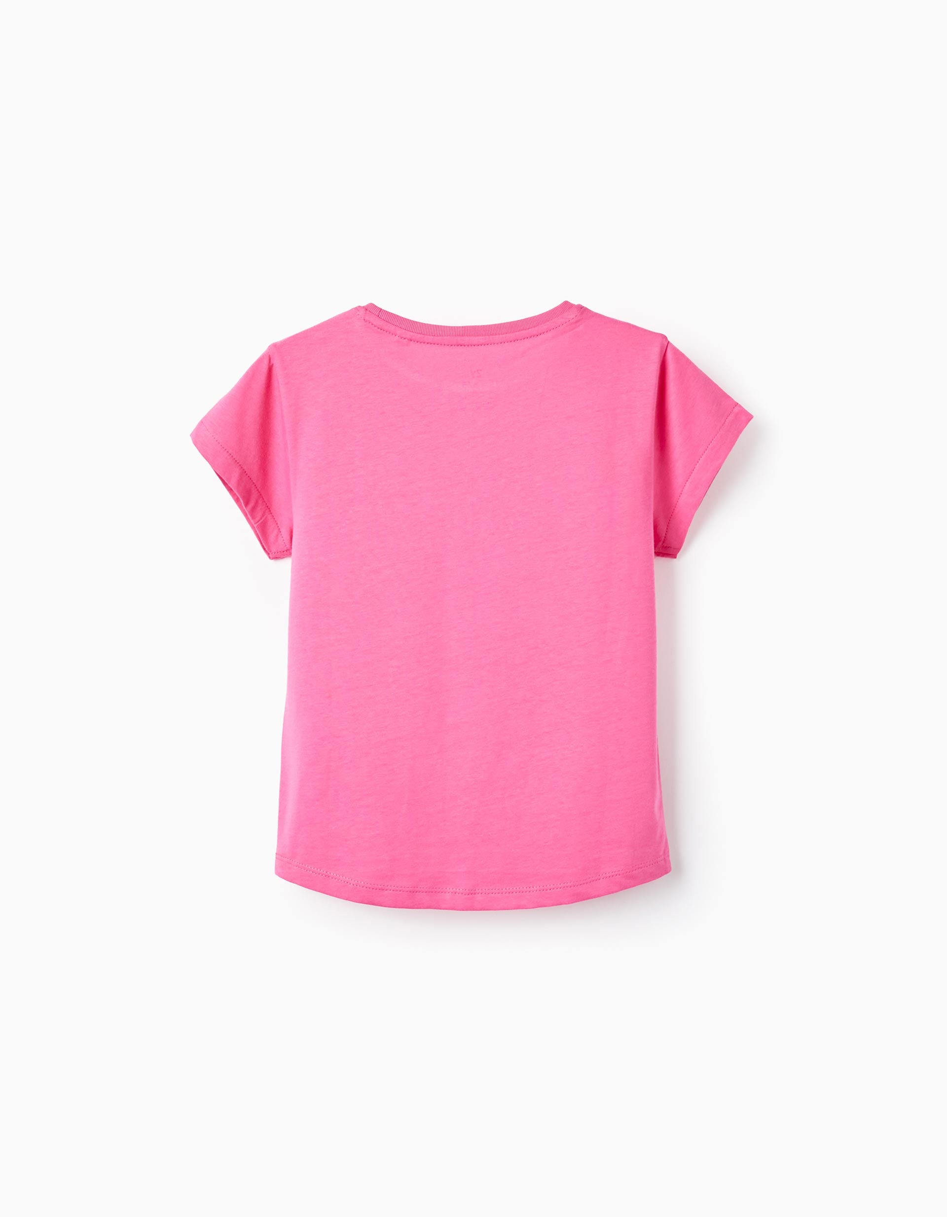 2 Cotton T-shirts for Girls 'Turtle', Pink/Water Green