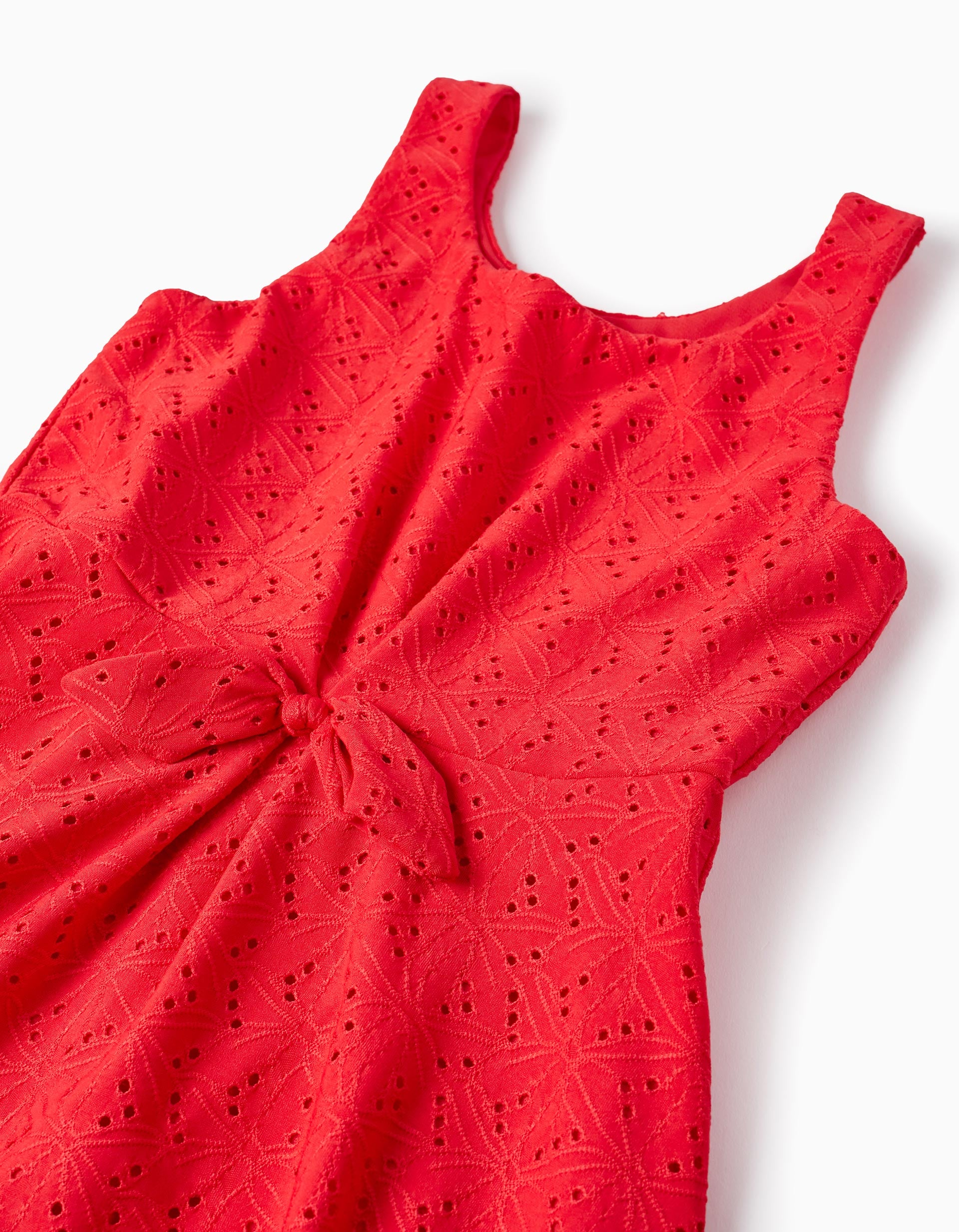 Vestido de Praia para Menina, Vermelho