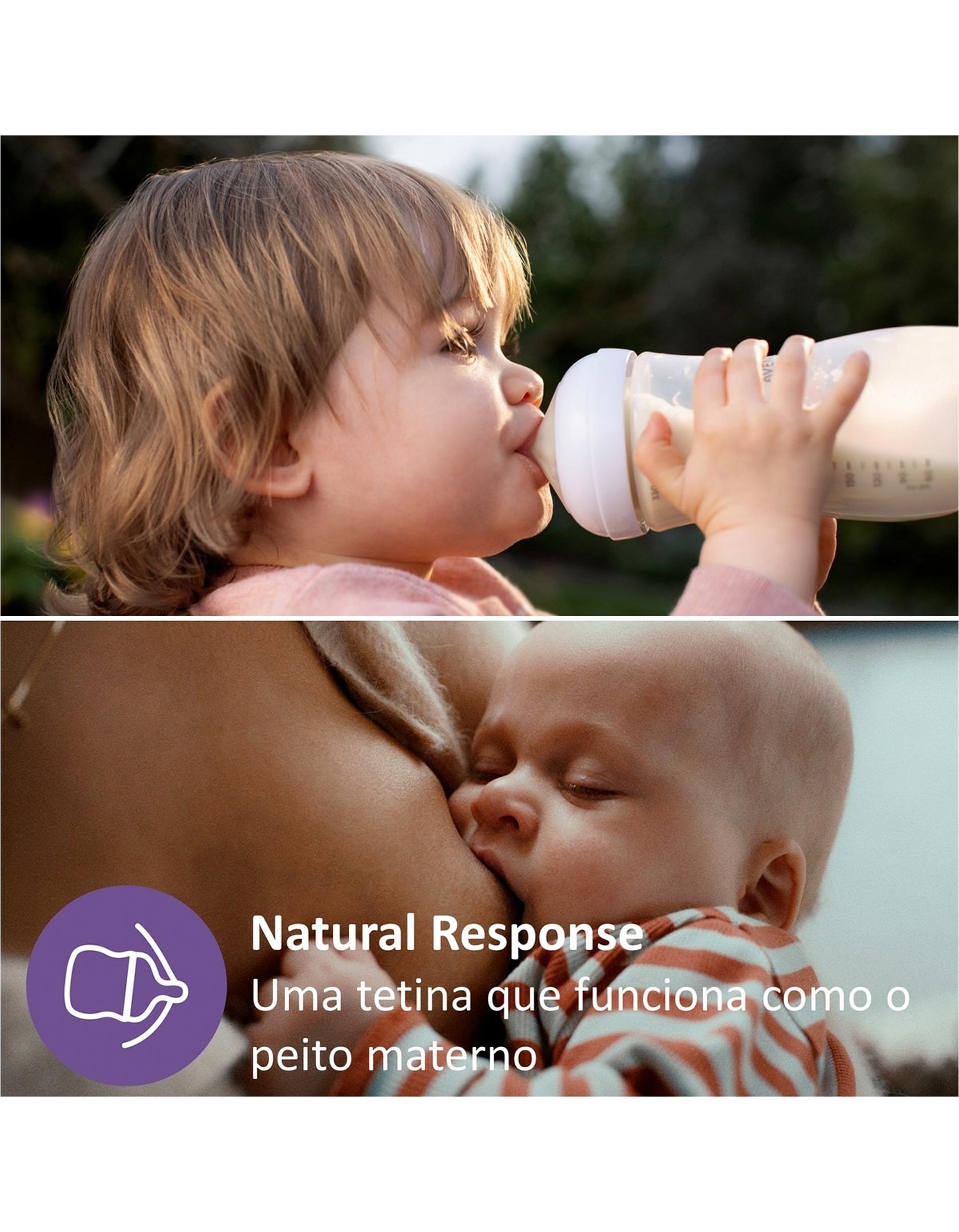 2 Natural Response Silicone Teats Philips Avent Food Flow 6M+