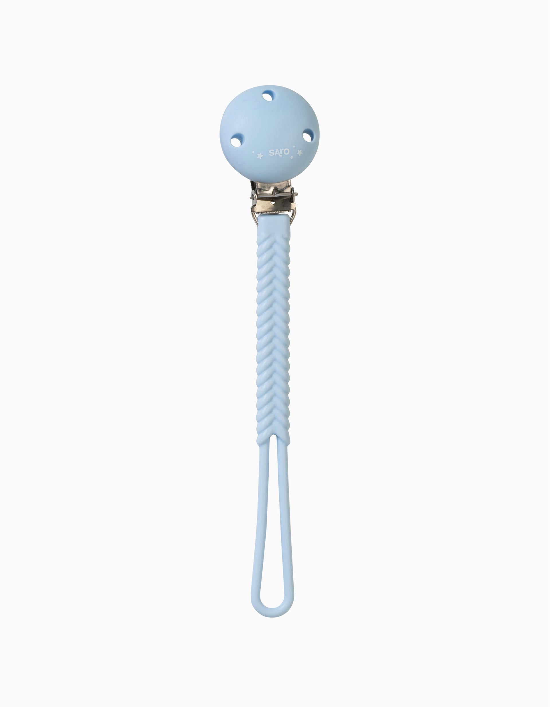 Blue Saro Silicone Pacifier Holder