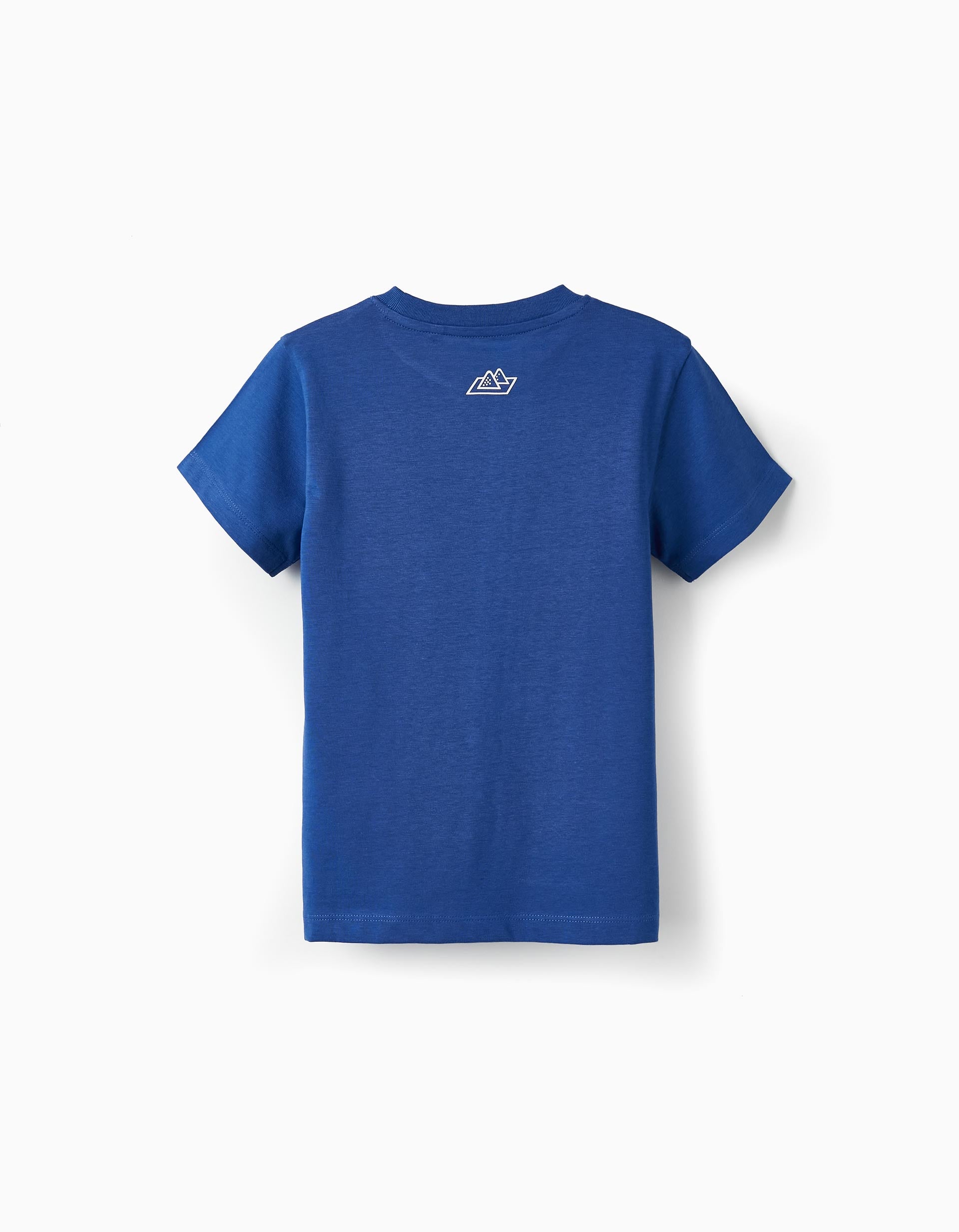 T-Shirt de Algodão para Menino 'Salt Marshes', Azul Escuro