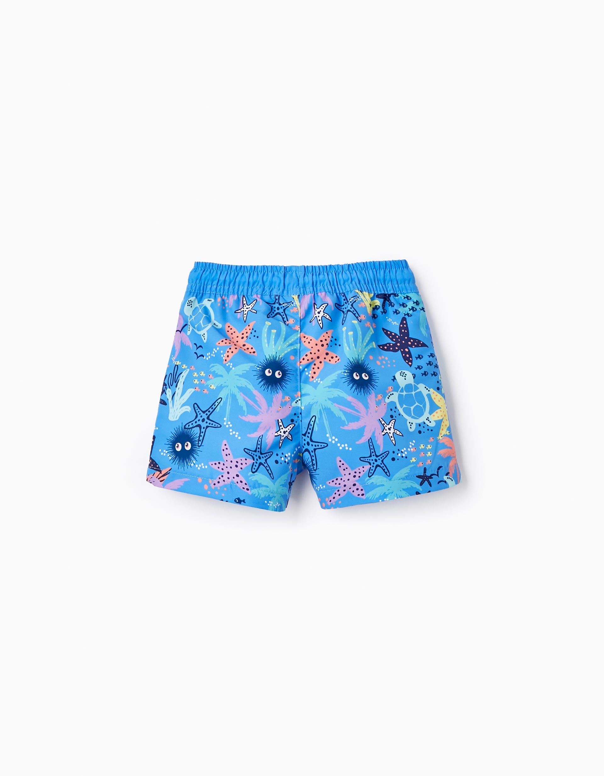 Bañador Short para Bebé Niño 'Corales Marinos', Azul