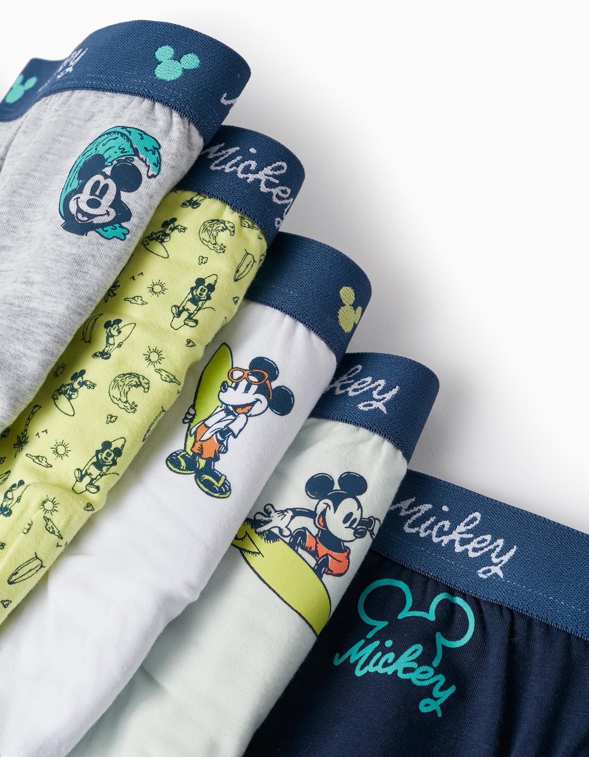 Pack 5 Slips pour Garçon 'Mickey', Multicolore