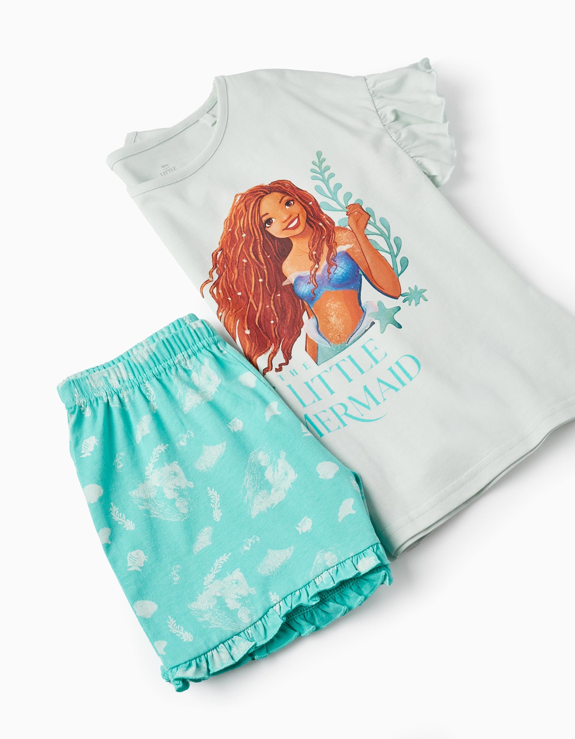 Pijama de Algodão para Menina 'The Little Mermaid - Ariel', Azul