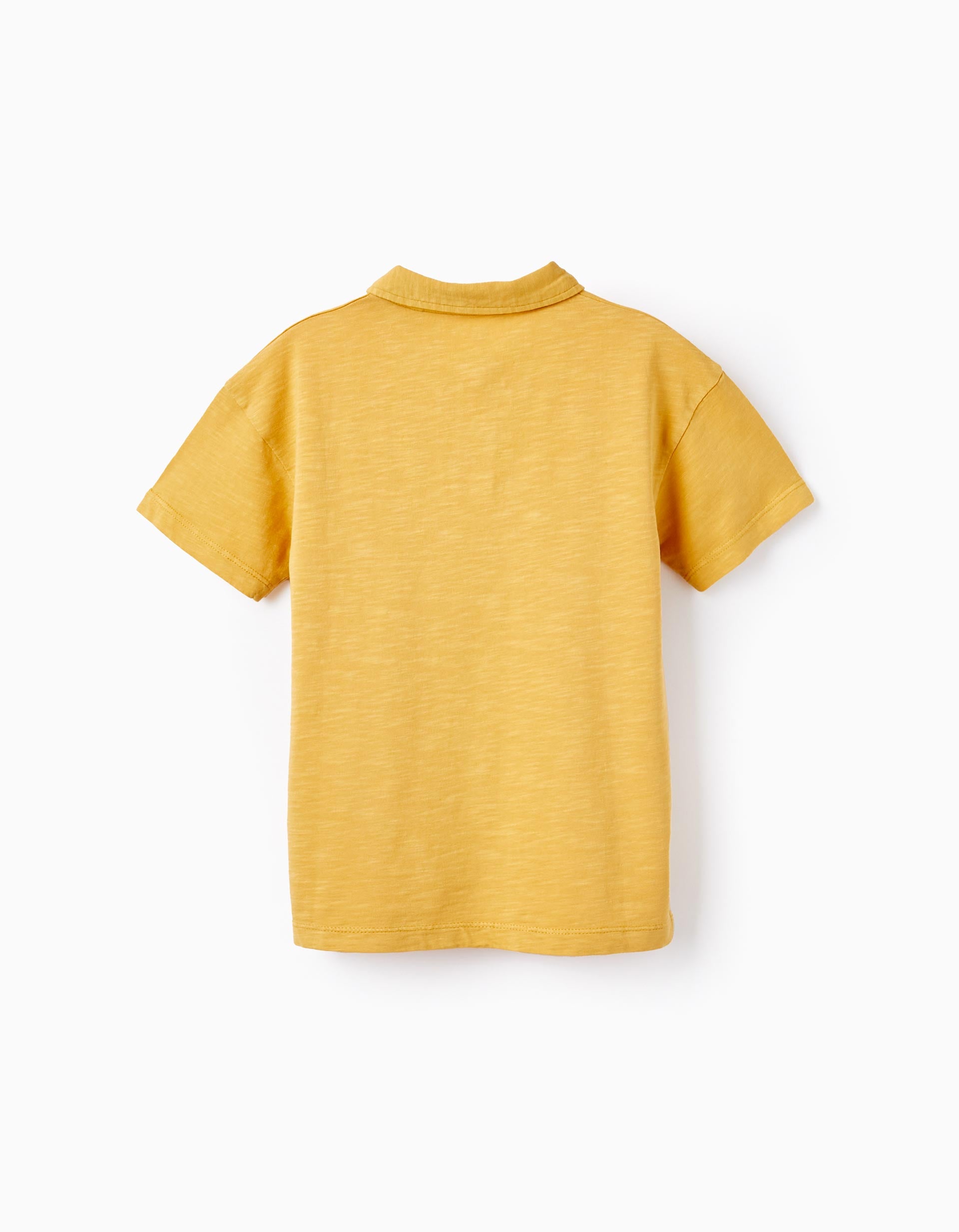 Cotton Polo T-shirt for Boys, Yellow