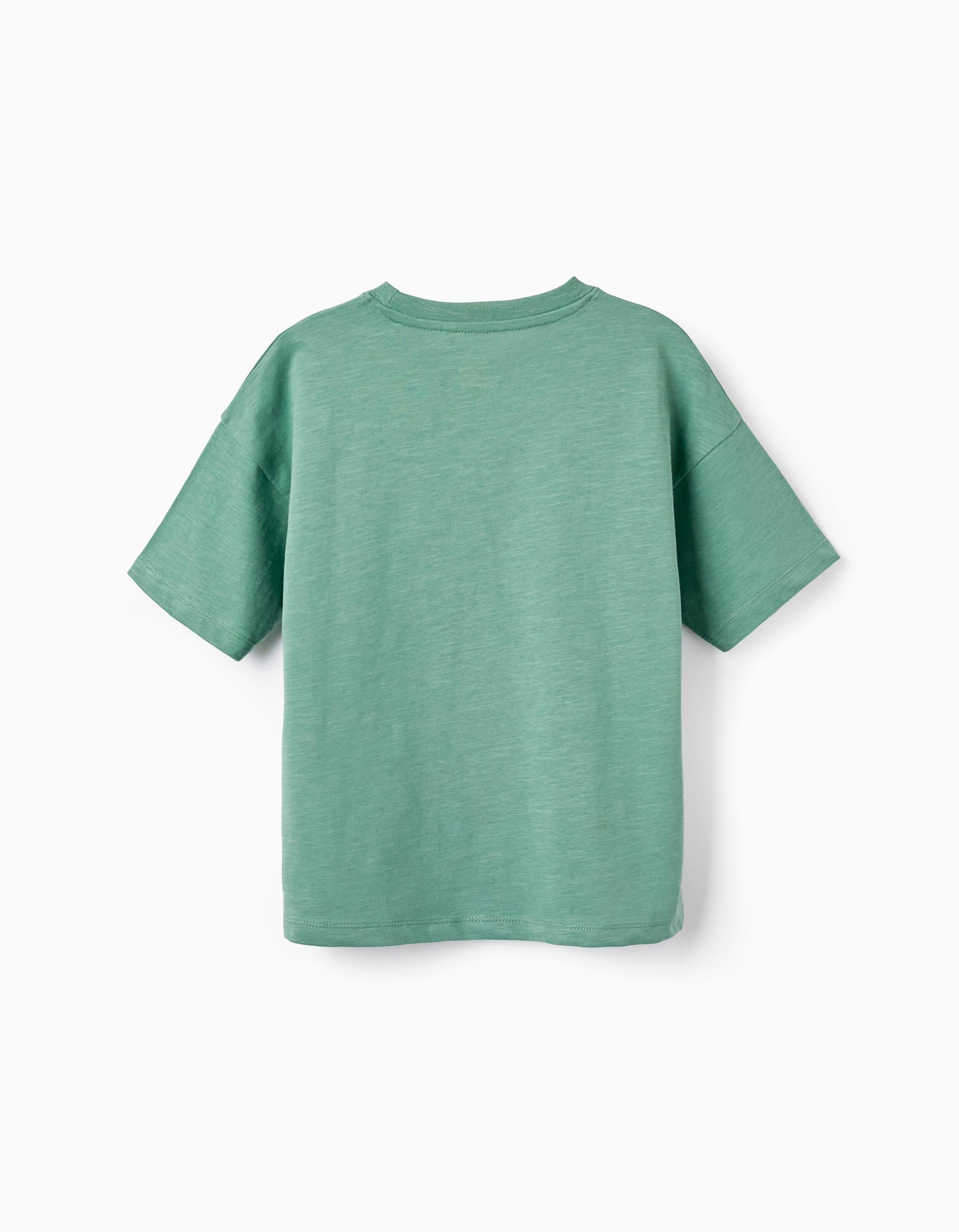 Cotton T-shirt for Boys 'Music', Green