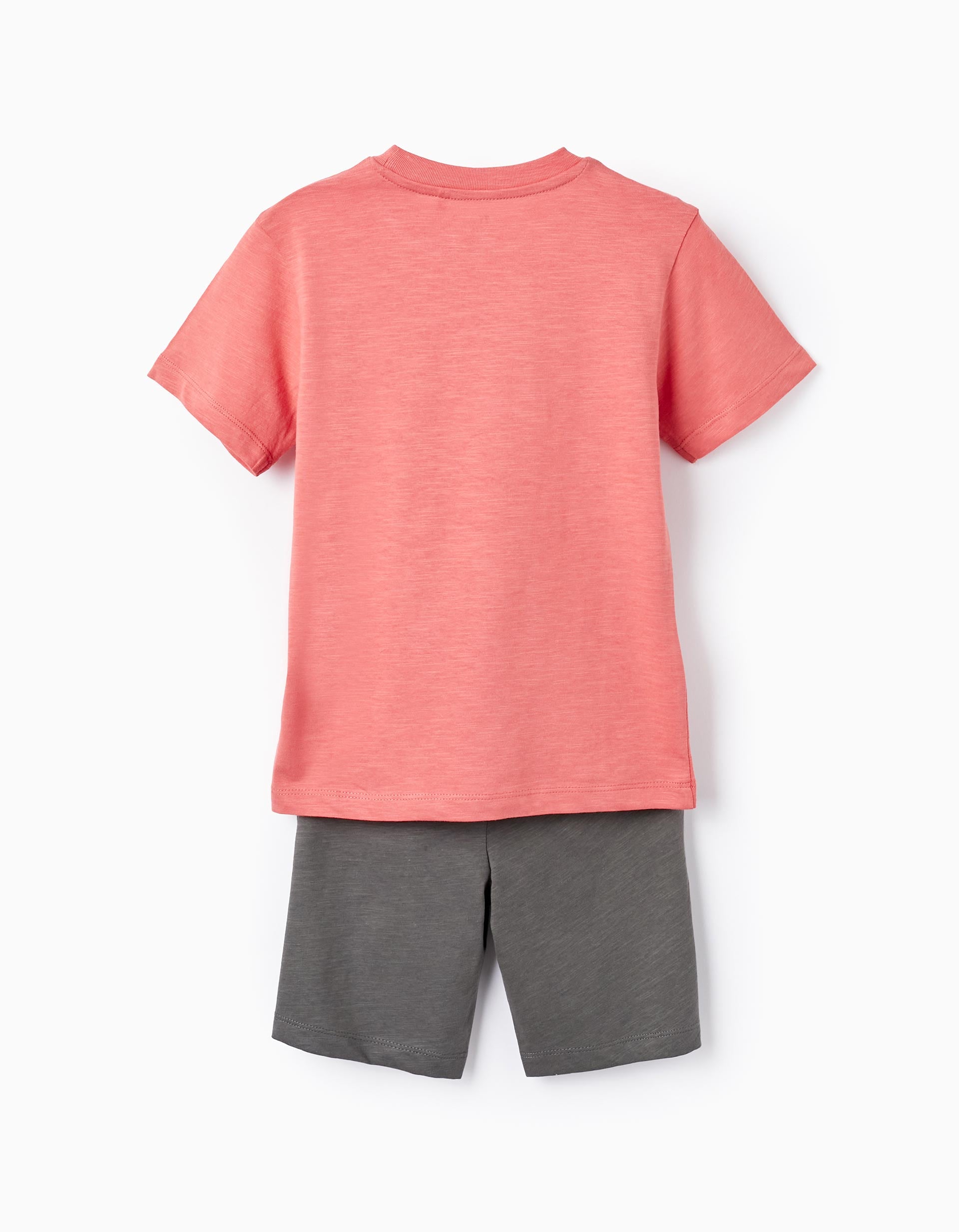 Camiseta + Short para Niño 'Living Cuba', Verde/Coral