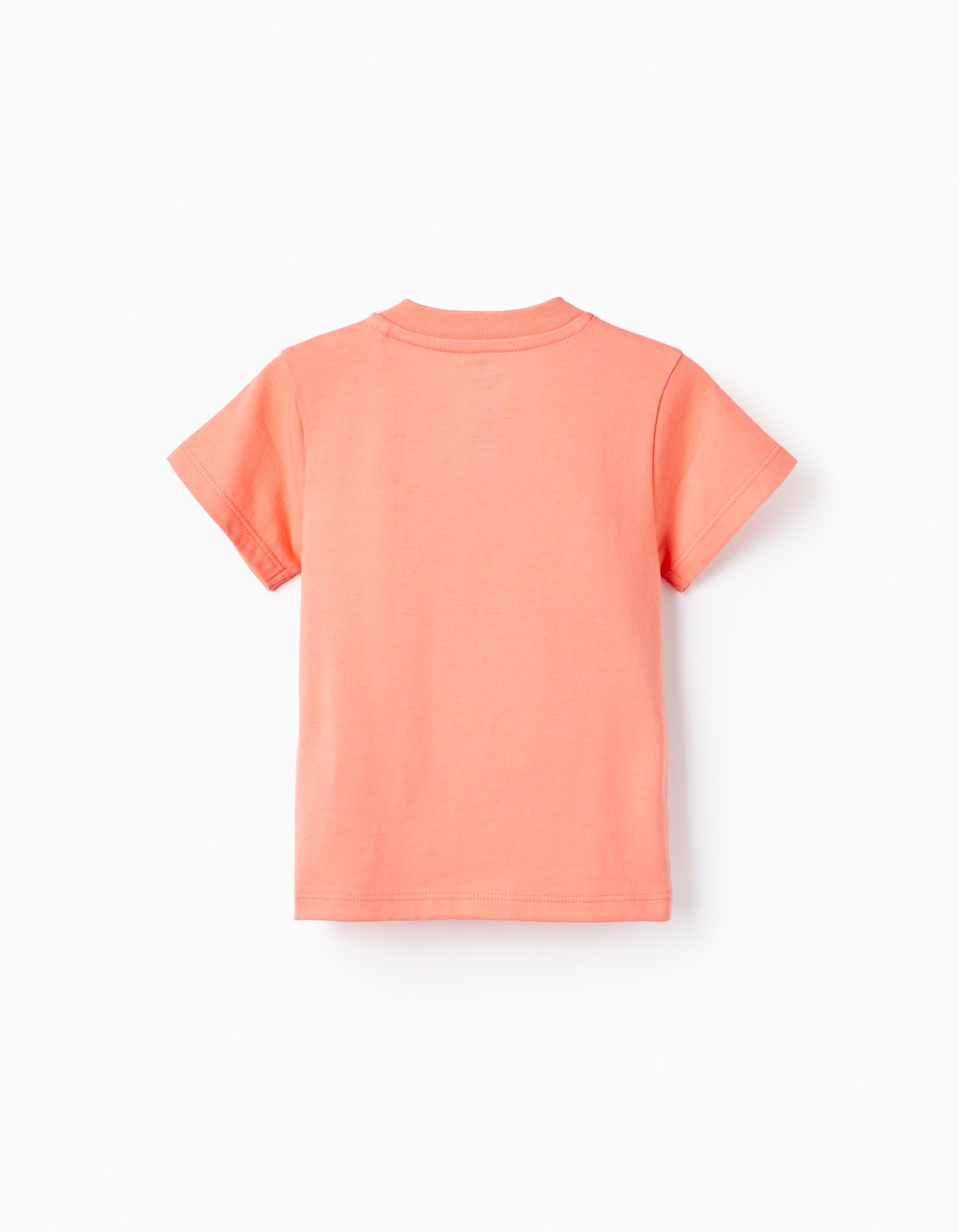 Cotton T-Shirt for Baby Boys 'Disney - Mickey Mouse', Salmon