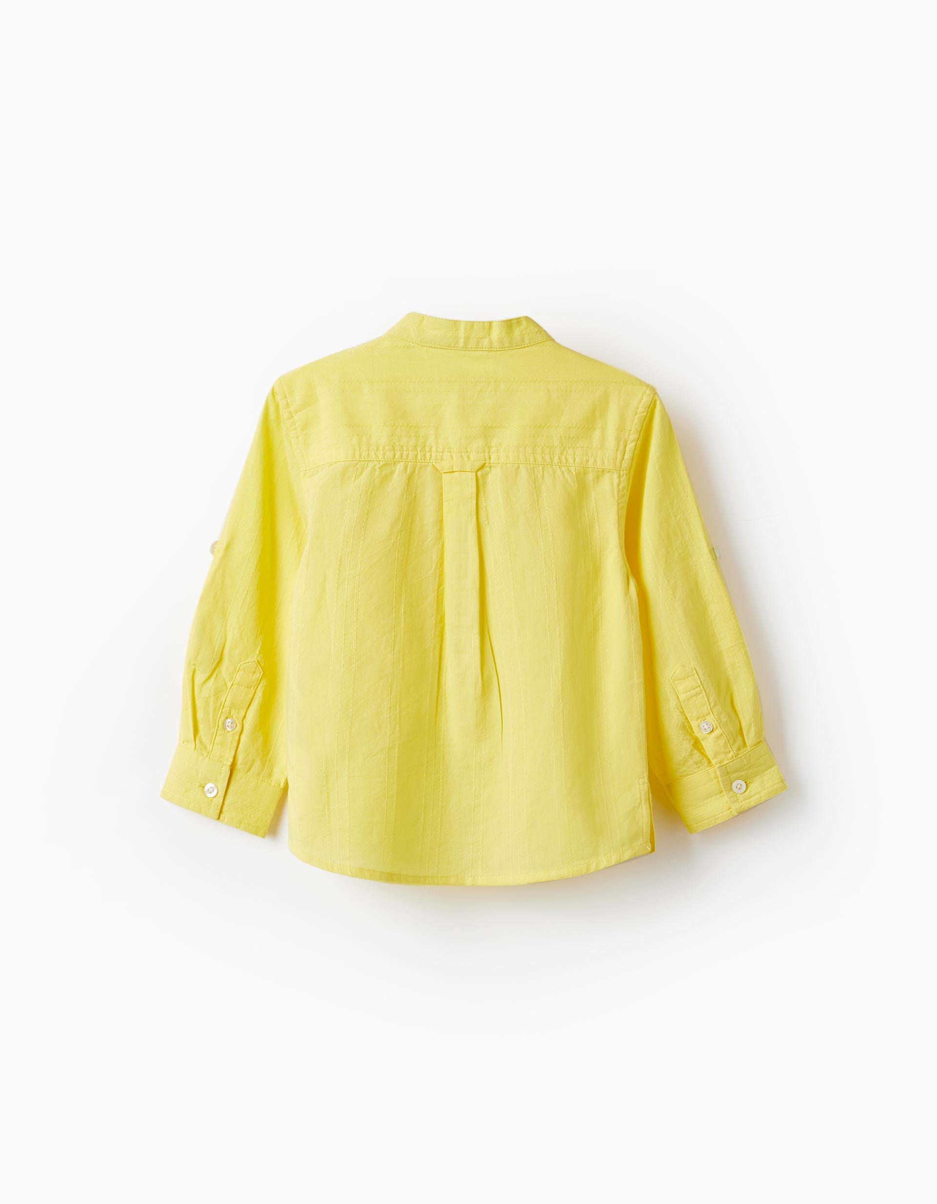 Chemise à manches longues en coton pour bébé garçon 'Special Days', Jaune