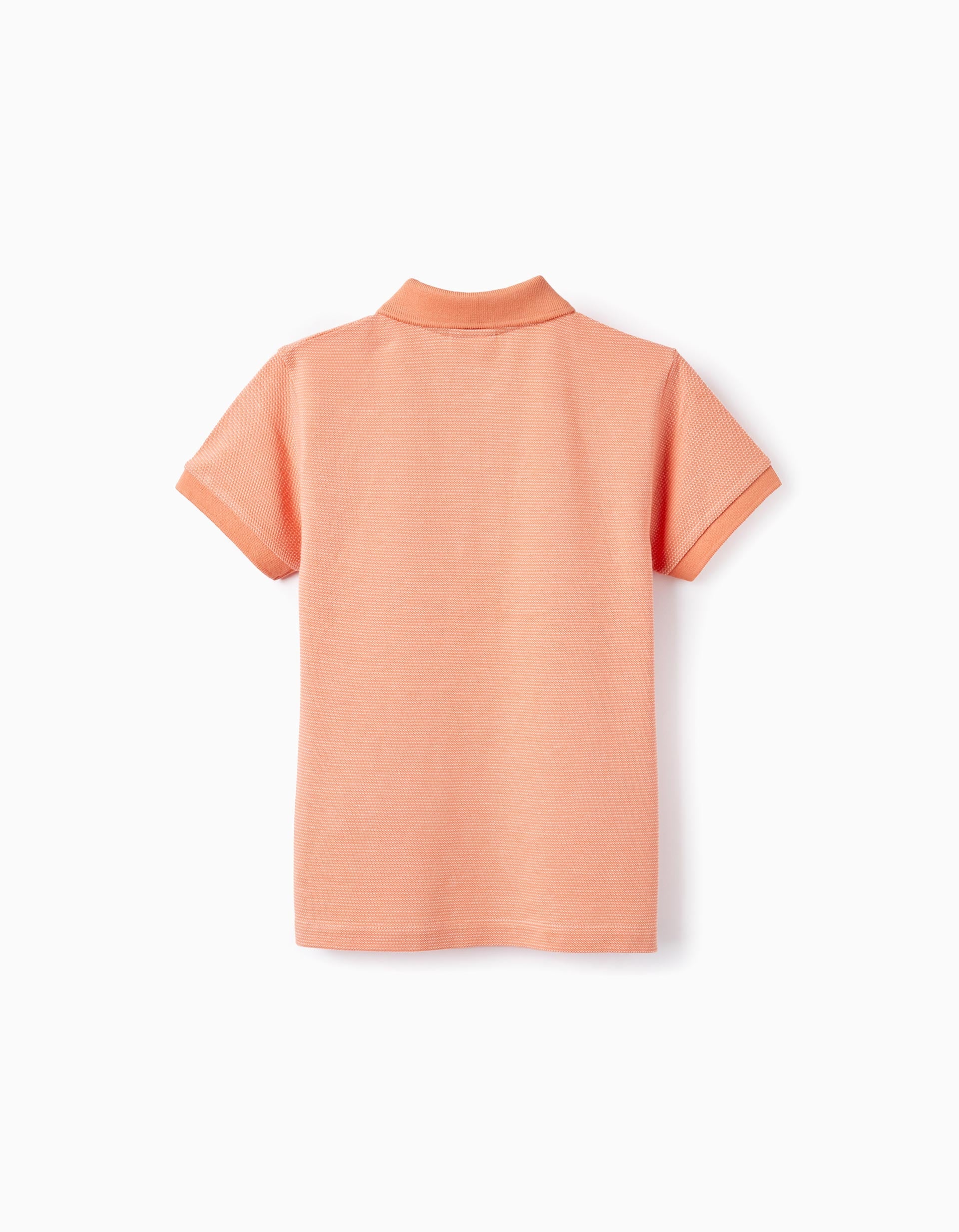 T-shirt-Polo en Coton pour Garçon, Orange