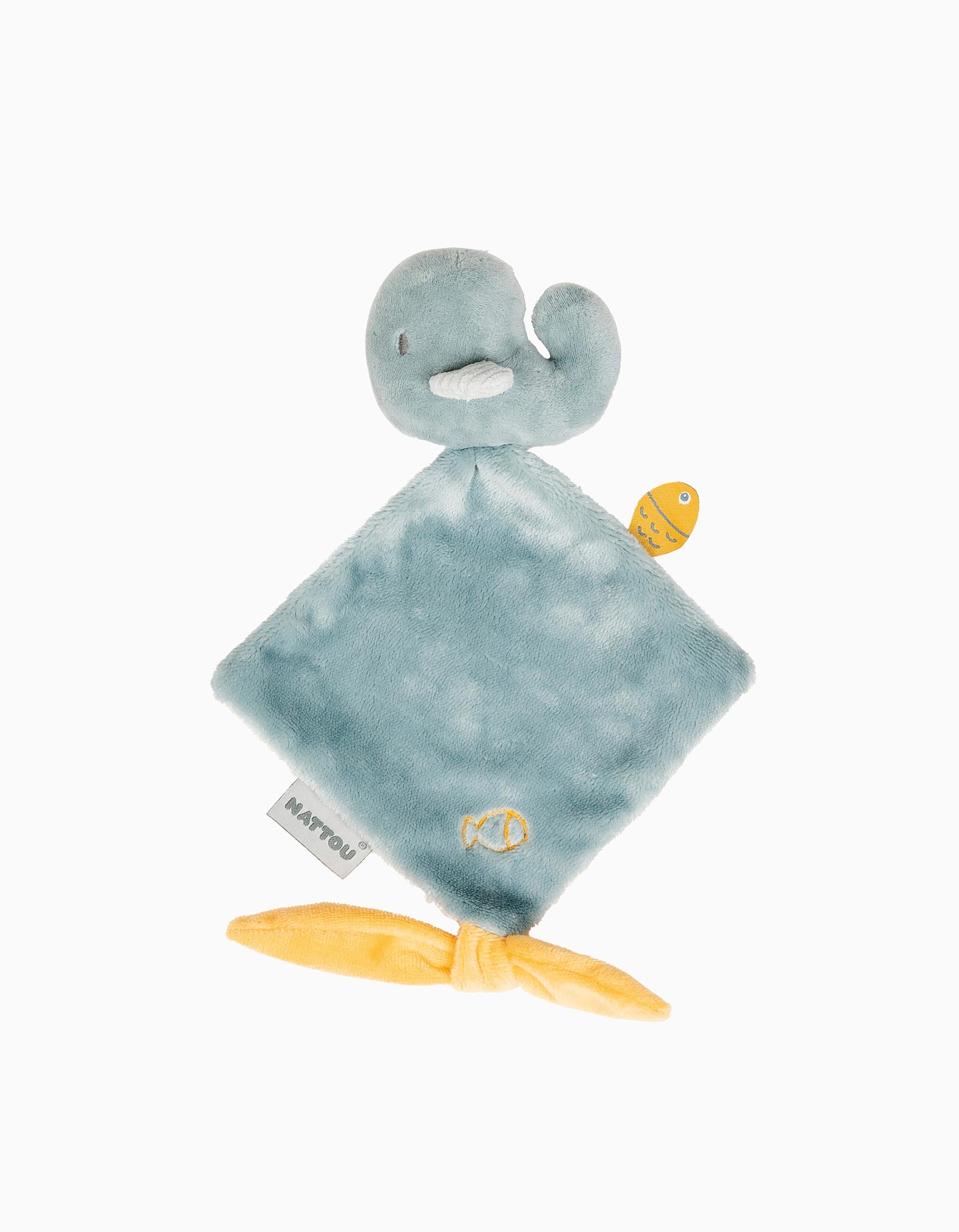 Mini Doudou Sally la Baleine Nattou 0M+