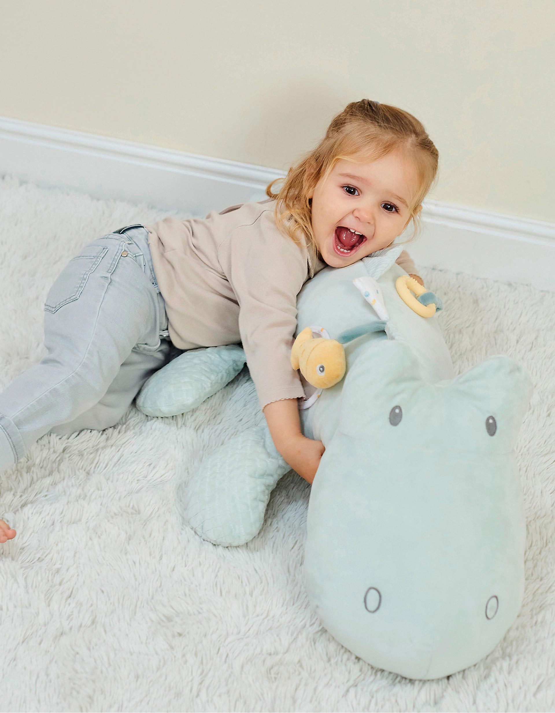 Peluche De Atividades Romeo The Crocodile 90cm Nattou 6M+