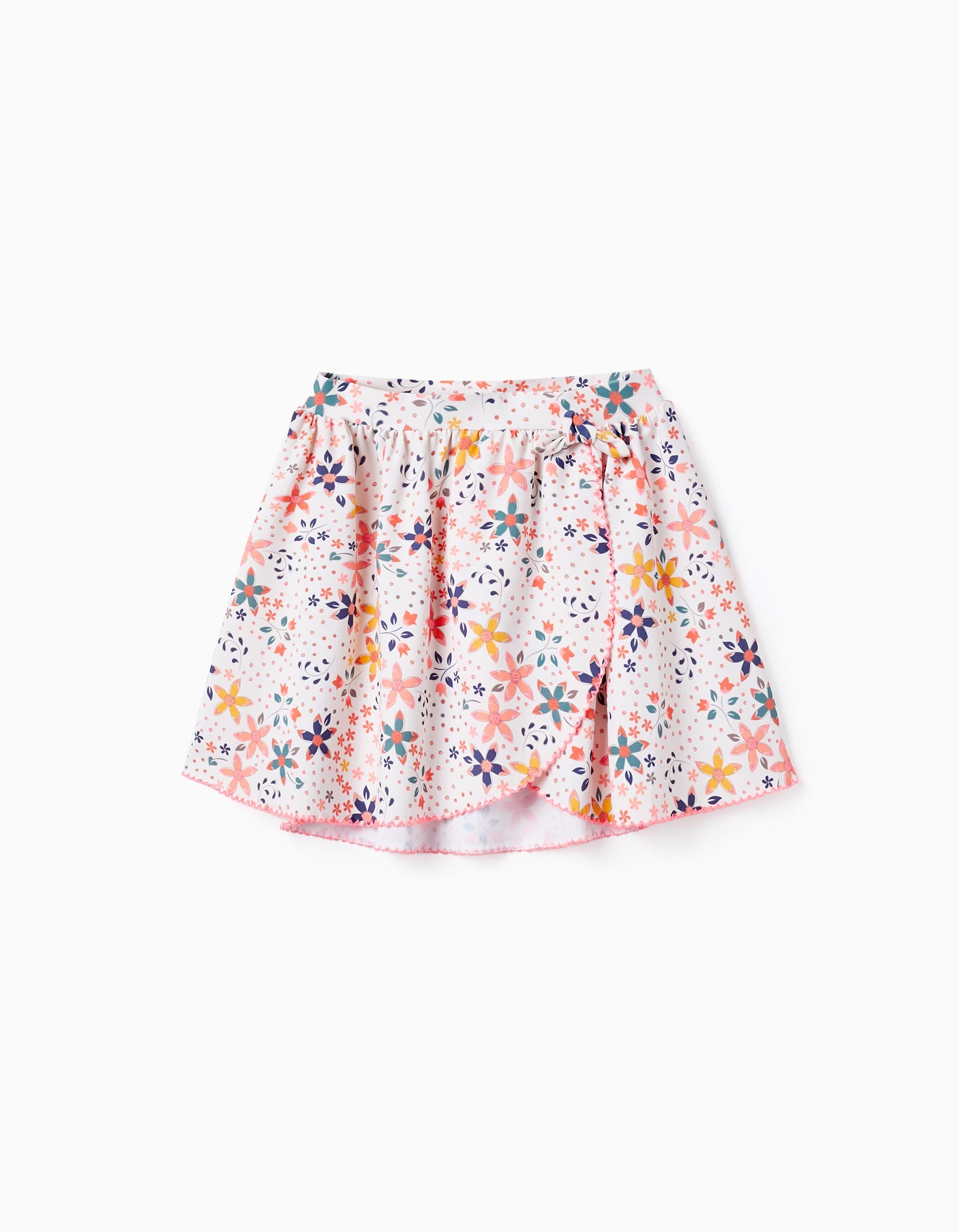 Saia Estampada UPF 80 para Menina, Multicolor