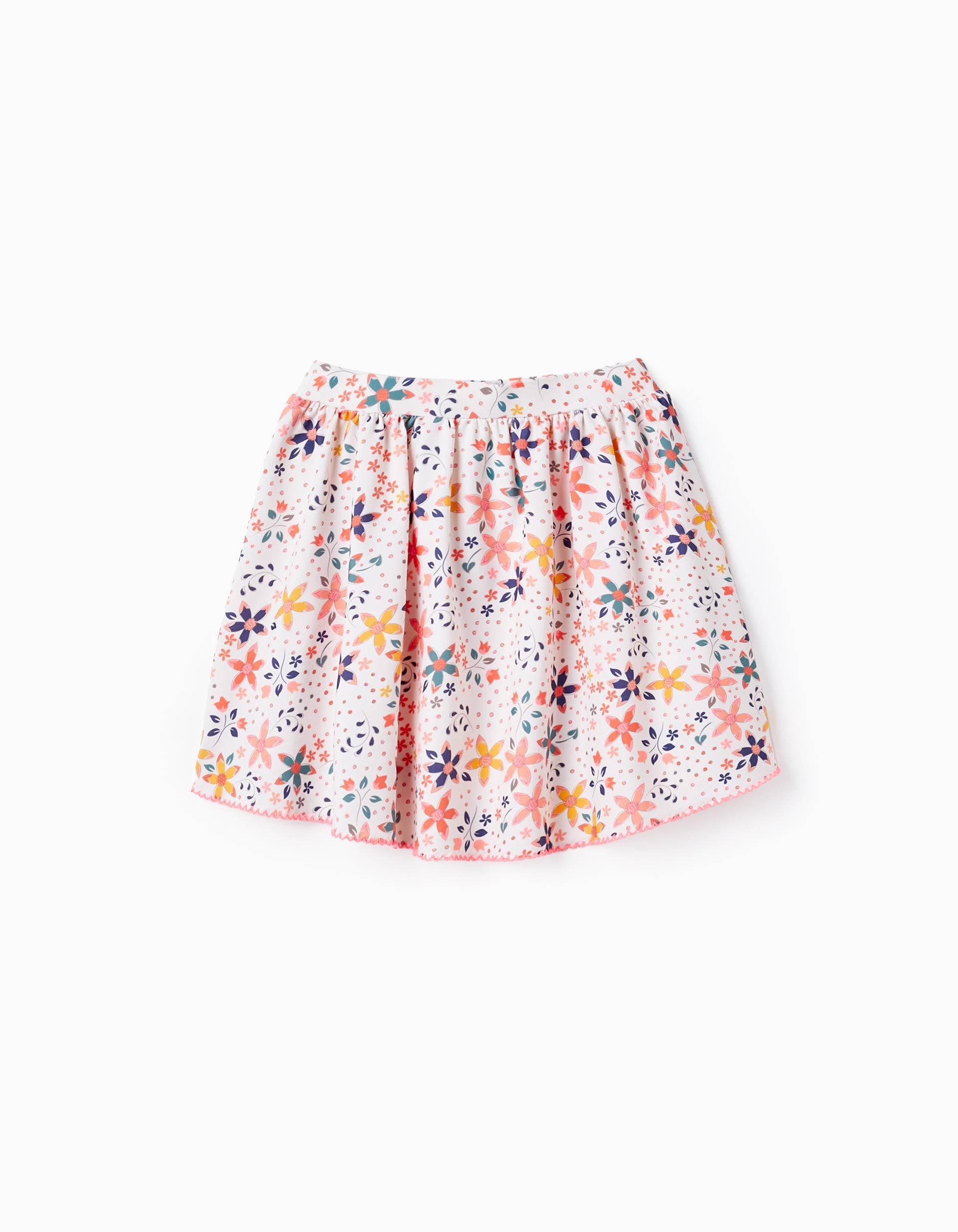 Saia Estampada UPF 80 para Menina, Multicolor