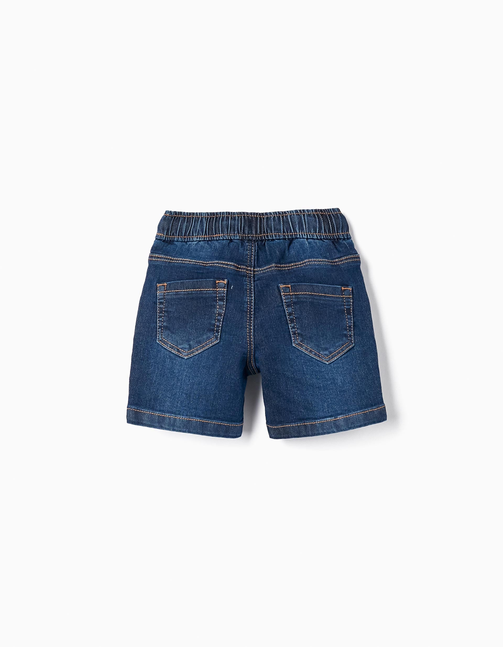 Shorts de sport en coton pour bébé garçon, Bleu foncé