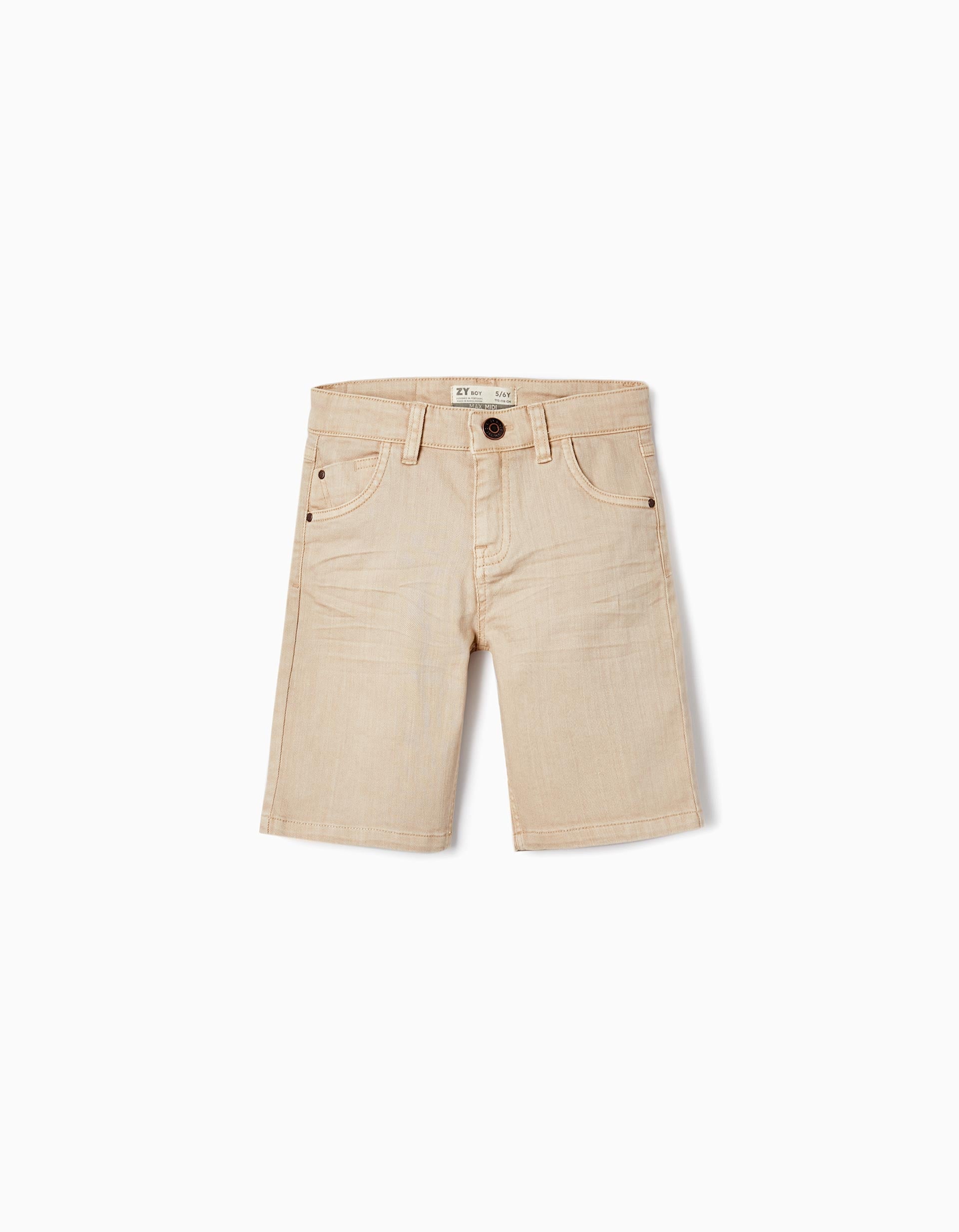 Twill Shorts for Boys 'Midi', Beige