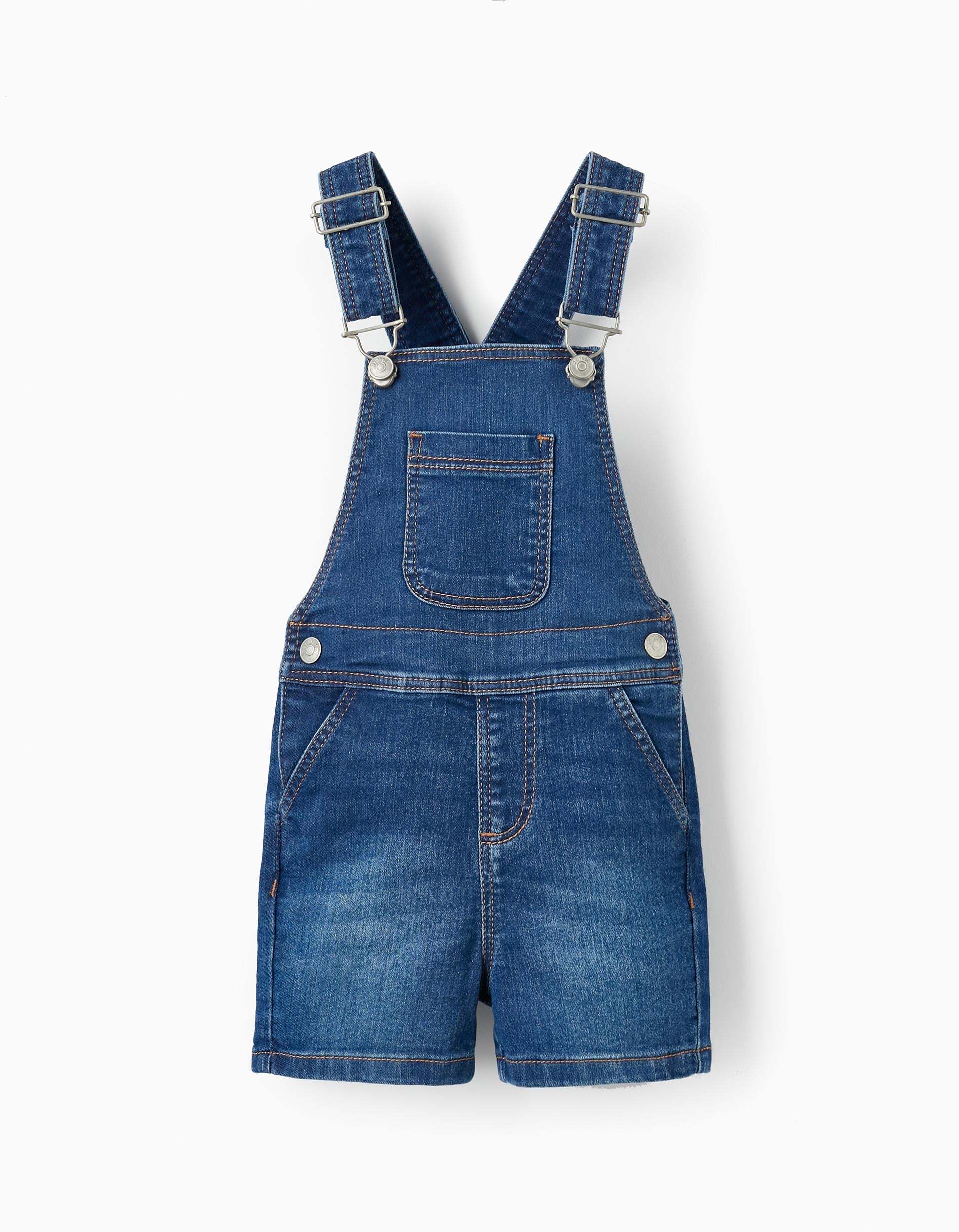 Denim Dungarees for Baby, Blue