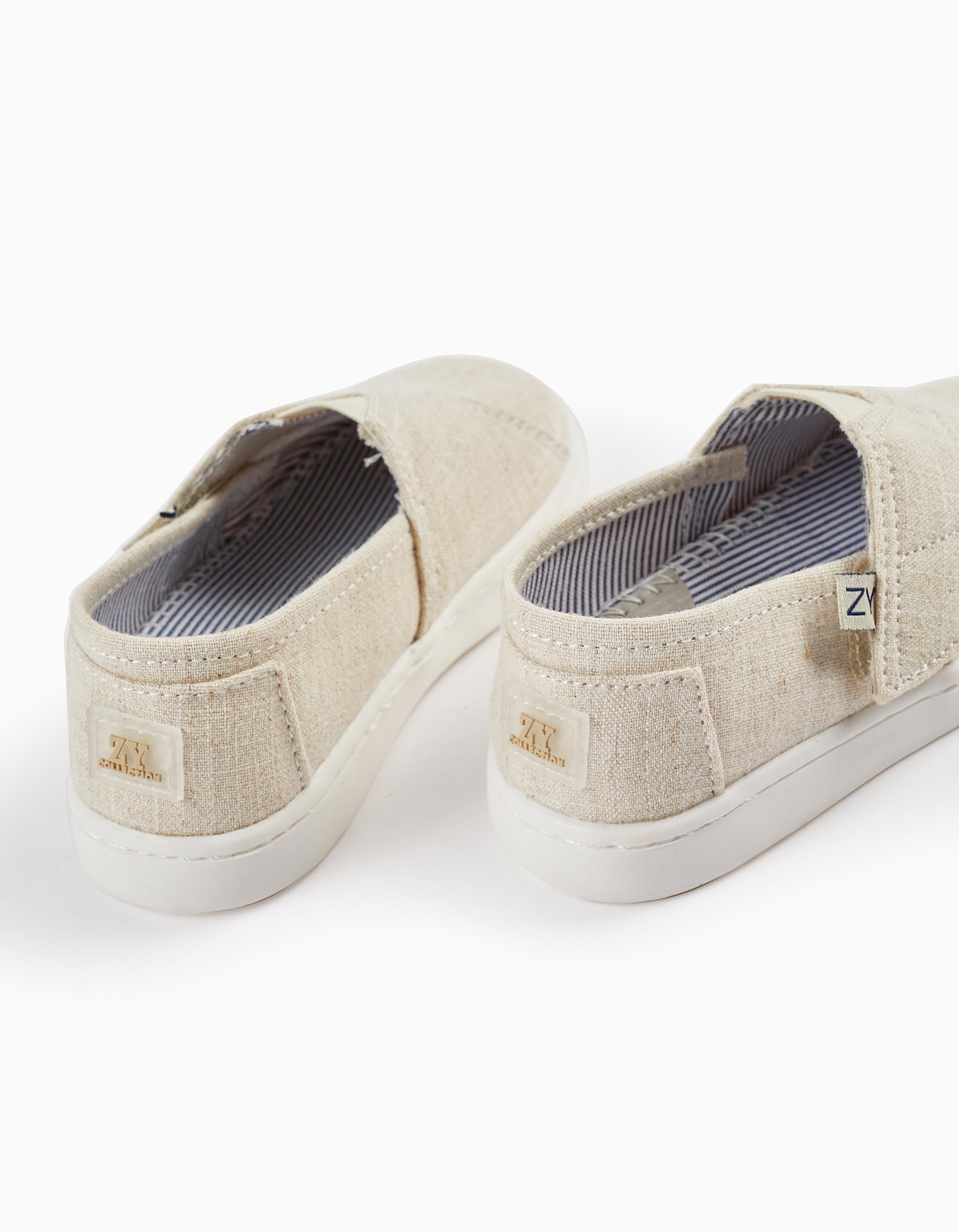 Alpargatas de Tela para Bebé Niño, Beige