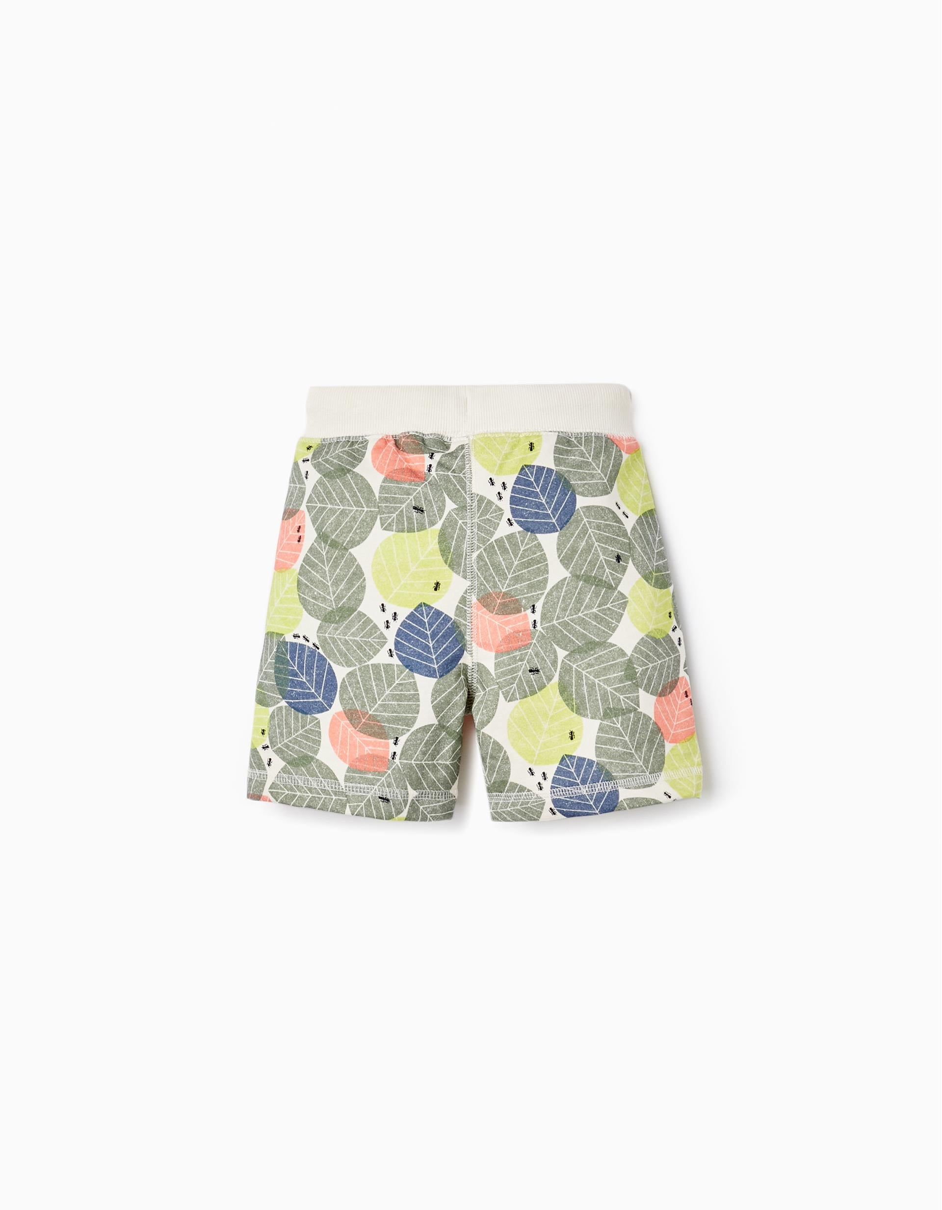 Shorts de sport pour bébé garçon 'Nature', Beige clair/Vert