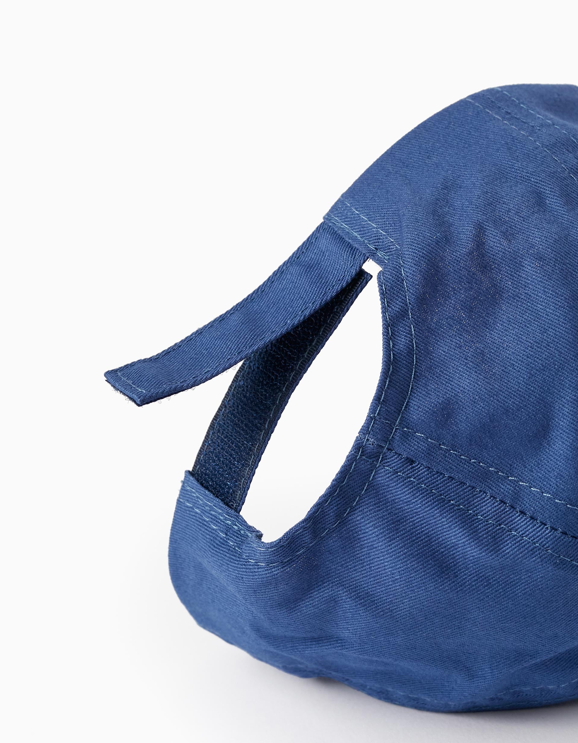 Casquette en coton pour garçon 'ZY', Bleu Foncé