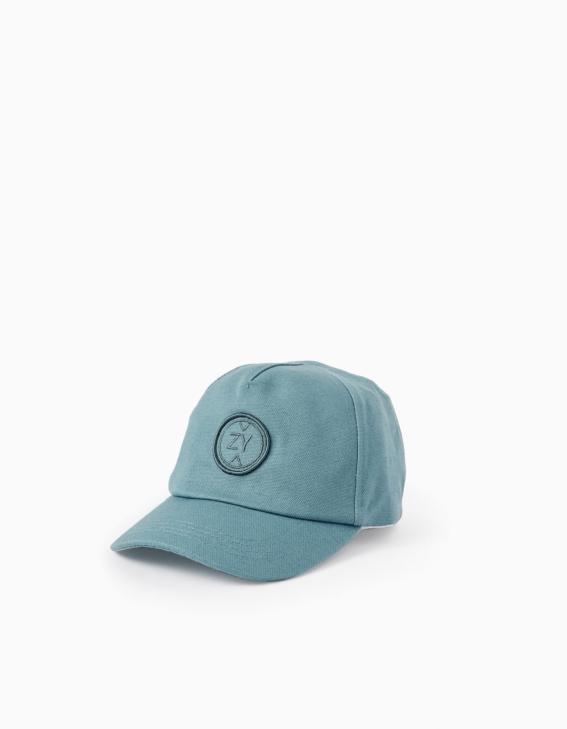 Casquette en coton pour garçon 'ZY', Bleu clair