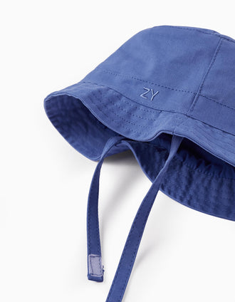 Chapéu de Sarja para Bebé e Criança, Azul