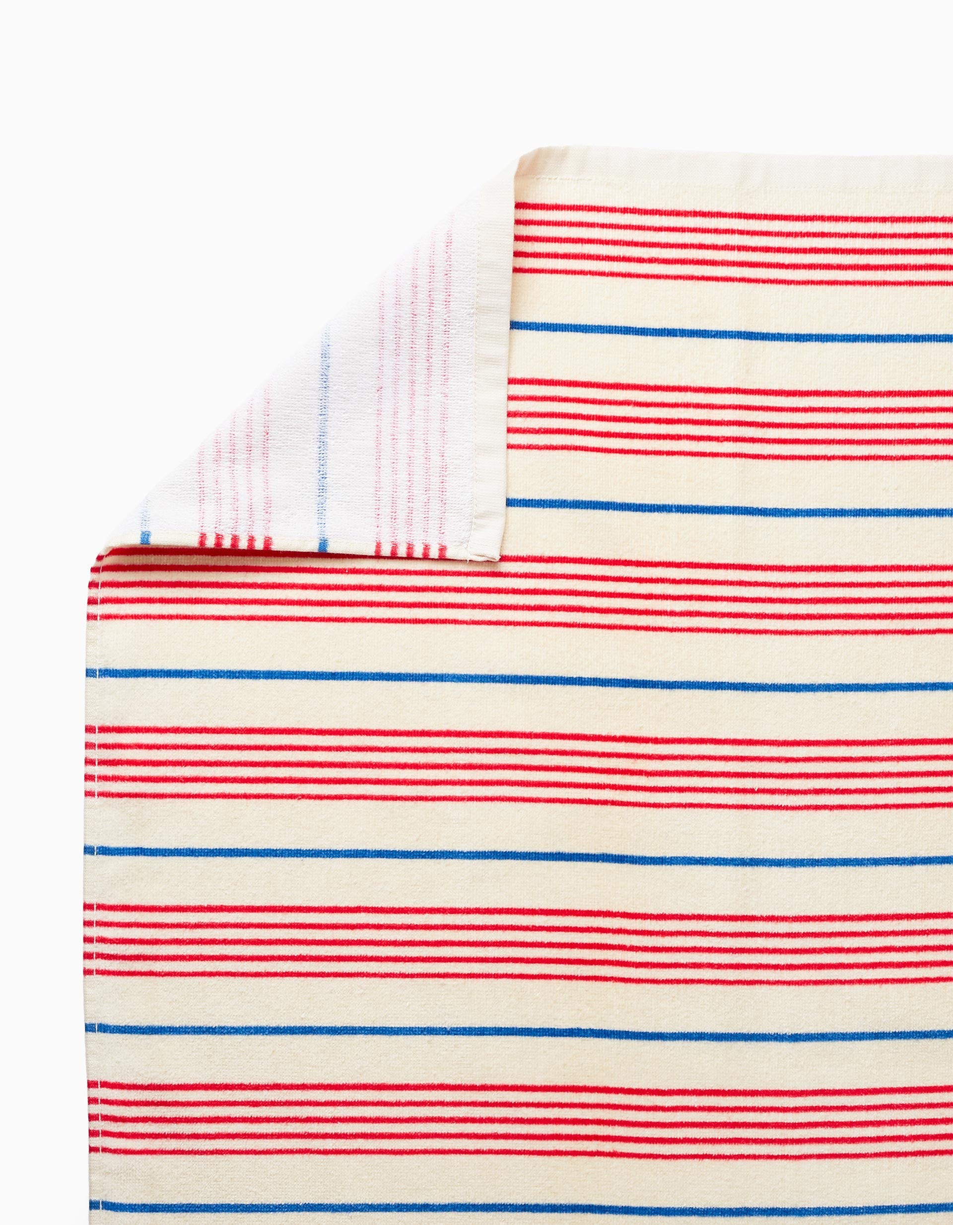 Serviette de Plage à Rayures pour Enfant 'The Perfect Towel, Beige'