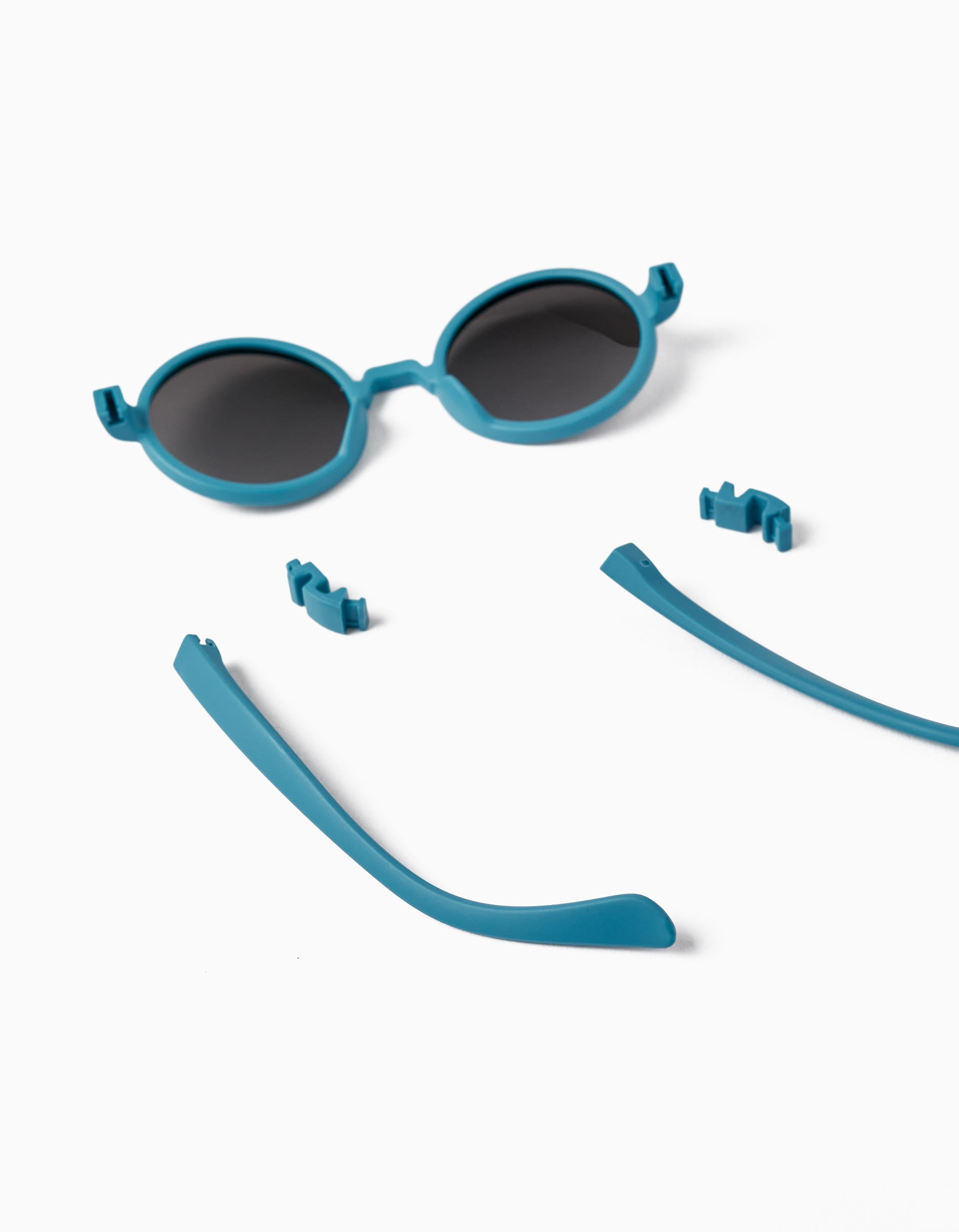 Flexible UV Protection Sunglasses for Baby Boys, Blue