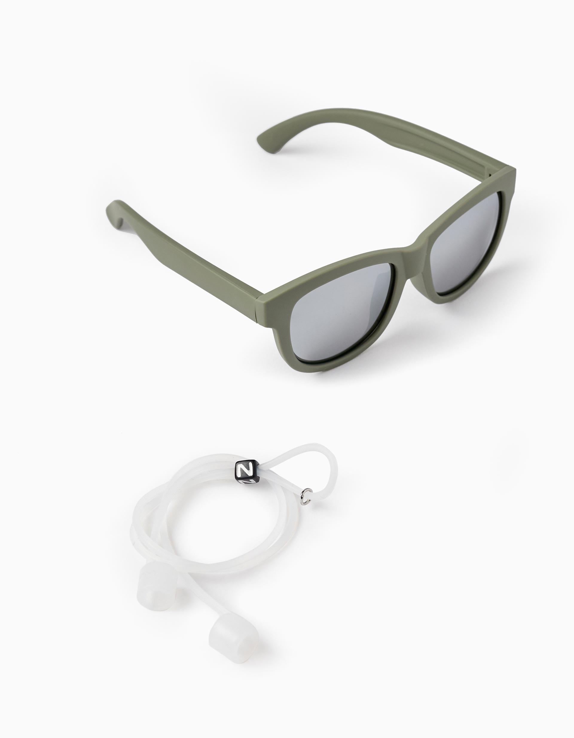 Gafas de Sol Flexibles con Protección UV para Niño, Verde Oscuro