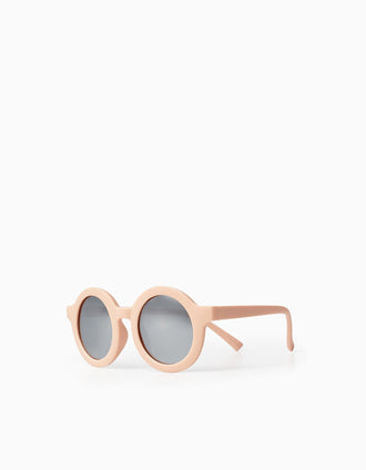 Lunettes de Soleil avec Protection UV Niveau 3 pour Bébé Fille, Rose Clair