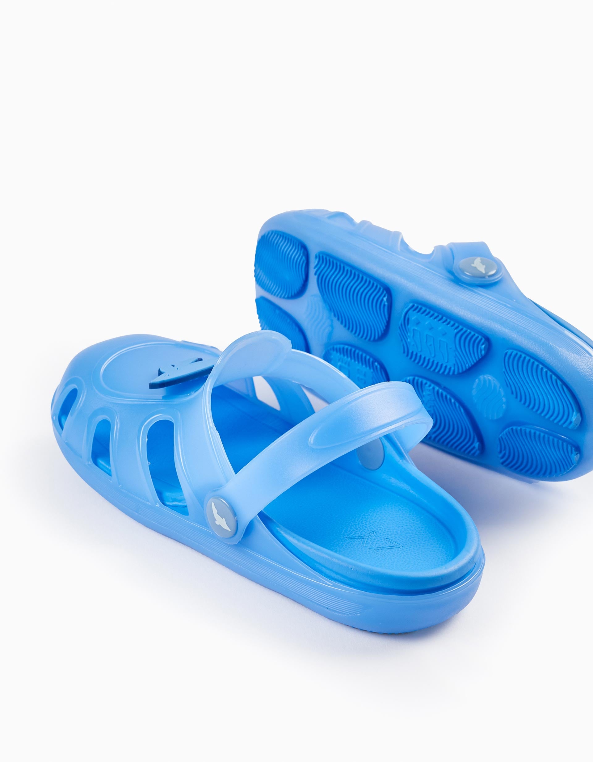 Sandálias Clogs para Menino 'Baleia Azul - Delicious', Azul