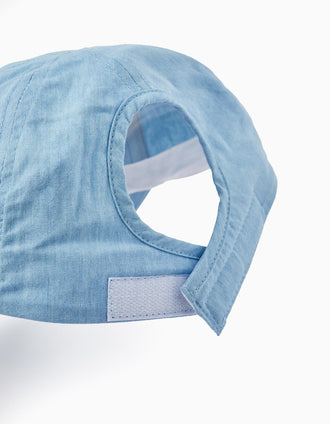 Gorra de Algodón para Niña 'Caracola', Azul