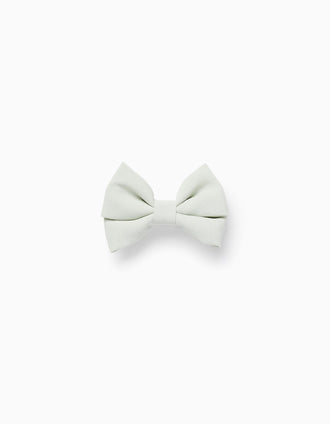 Hair Clip with Bow for Baby and Girl, Light Green