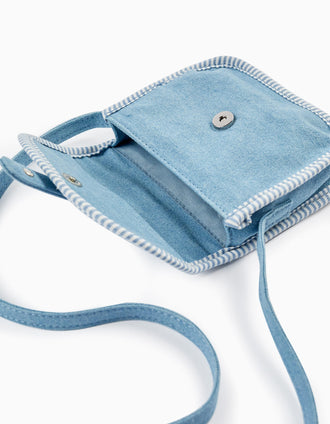 Shoulder Bag for Baby and Girls, Blue