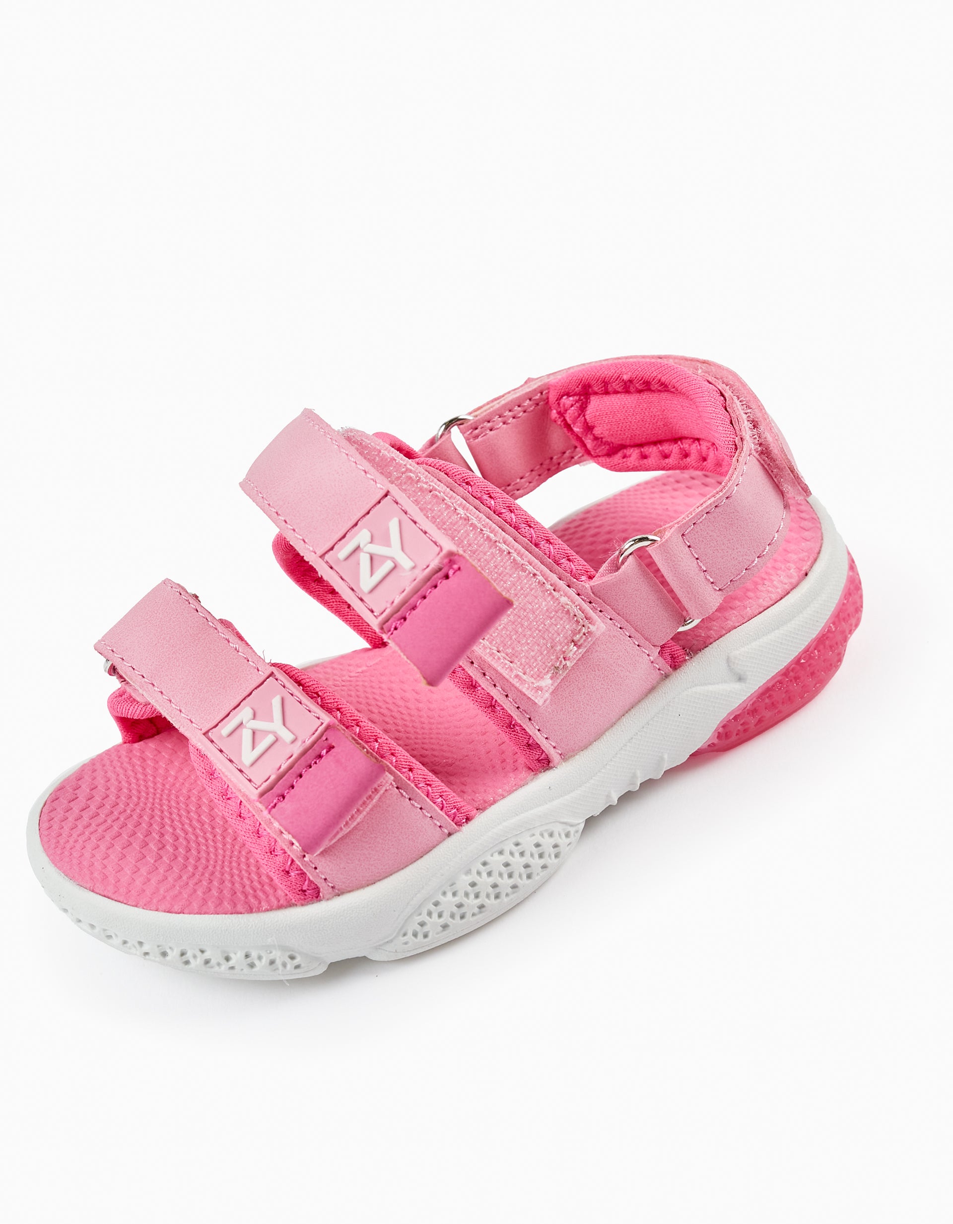 Sandales avec Lumières pour Bébé Fille 'Superlight ZY', Rose