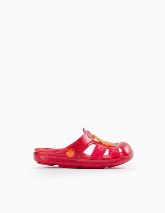 Sandálias Clogs para Bebé Menina 'Flor - Delicious', Vermelho
