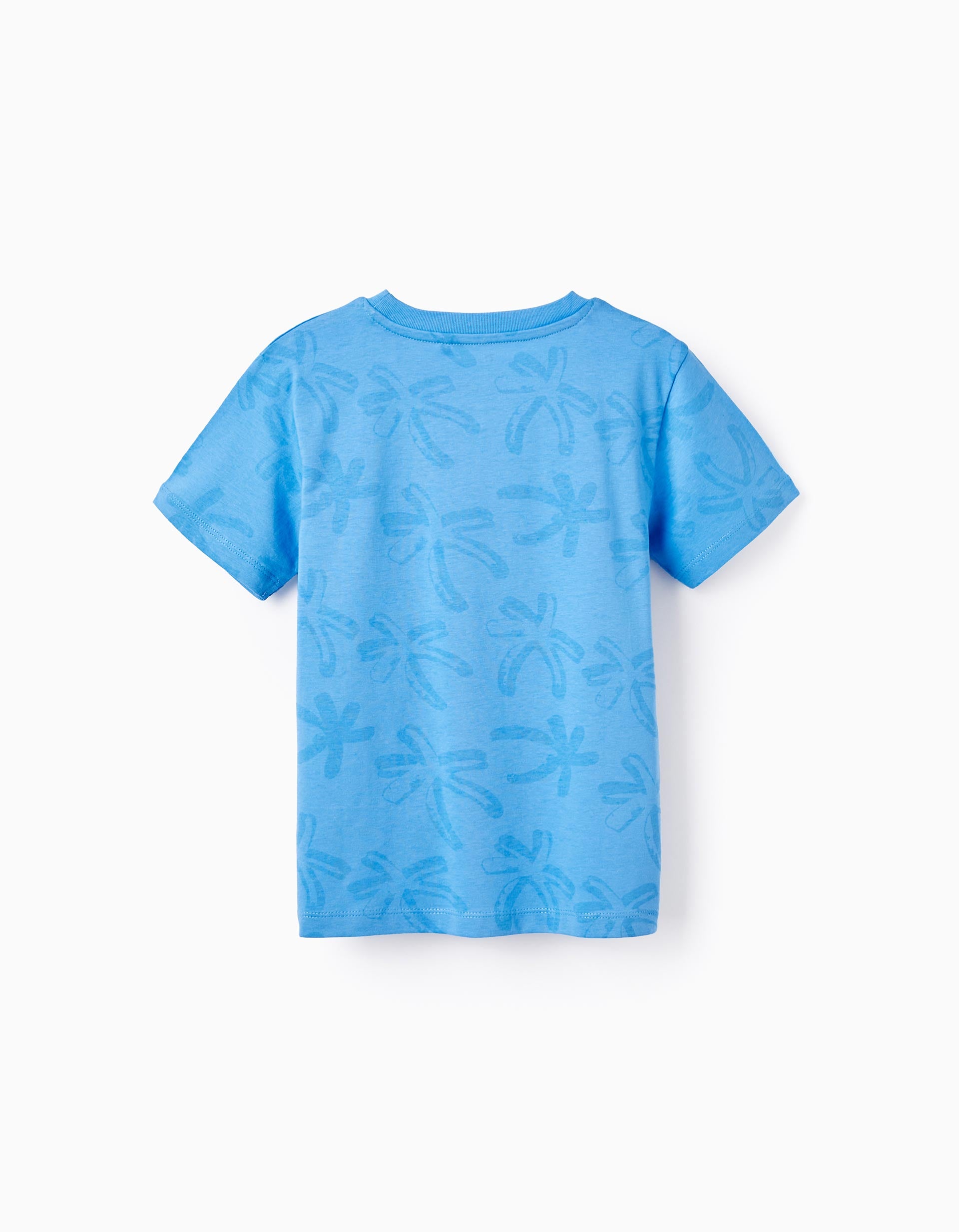 2 Cotton T-shirts for Boys 'Tropical', Blue