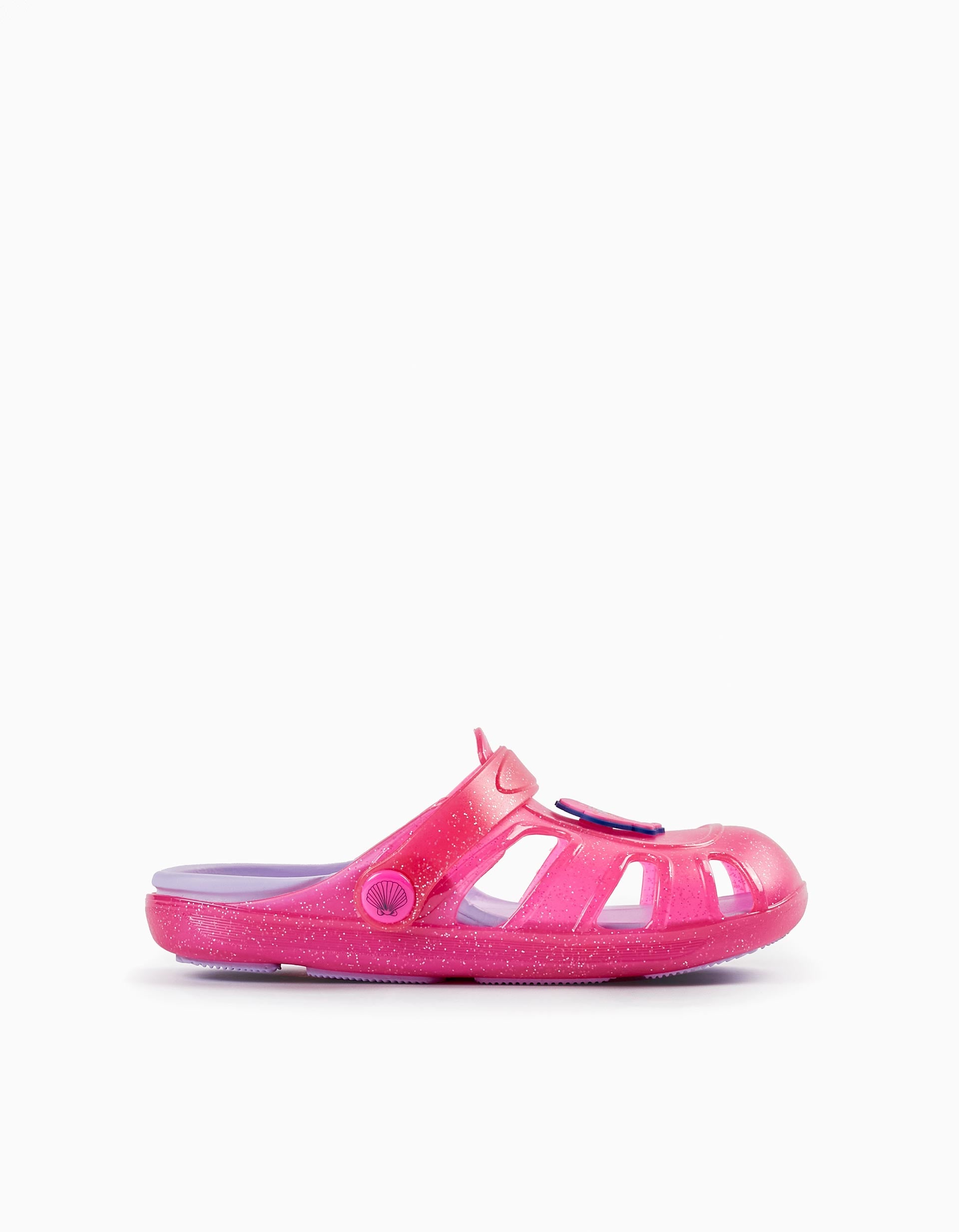 Clogs Sandals for Girls 'Shell- Delicious', Pink/Purple