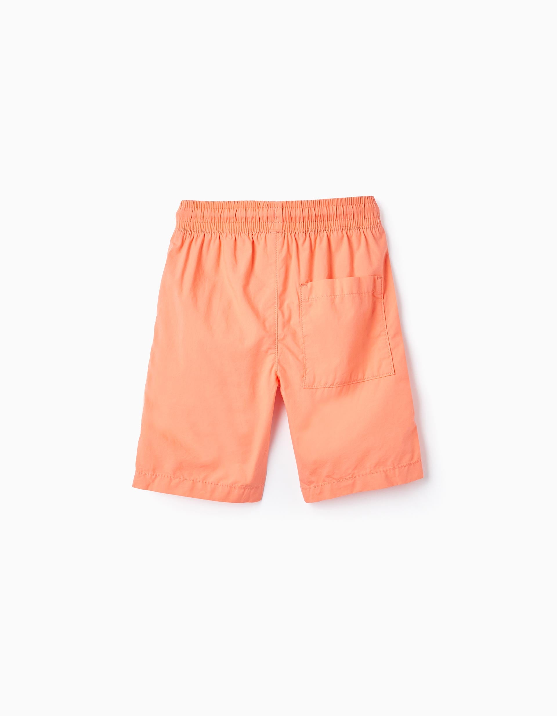 Short en Popeline pour Garçon, Corail