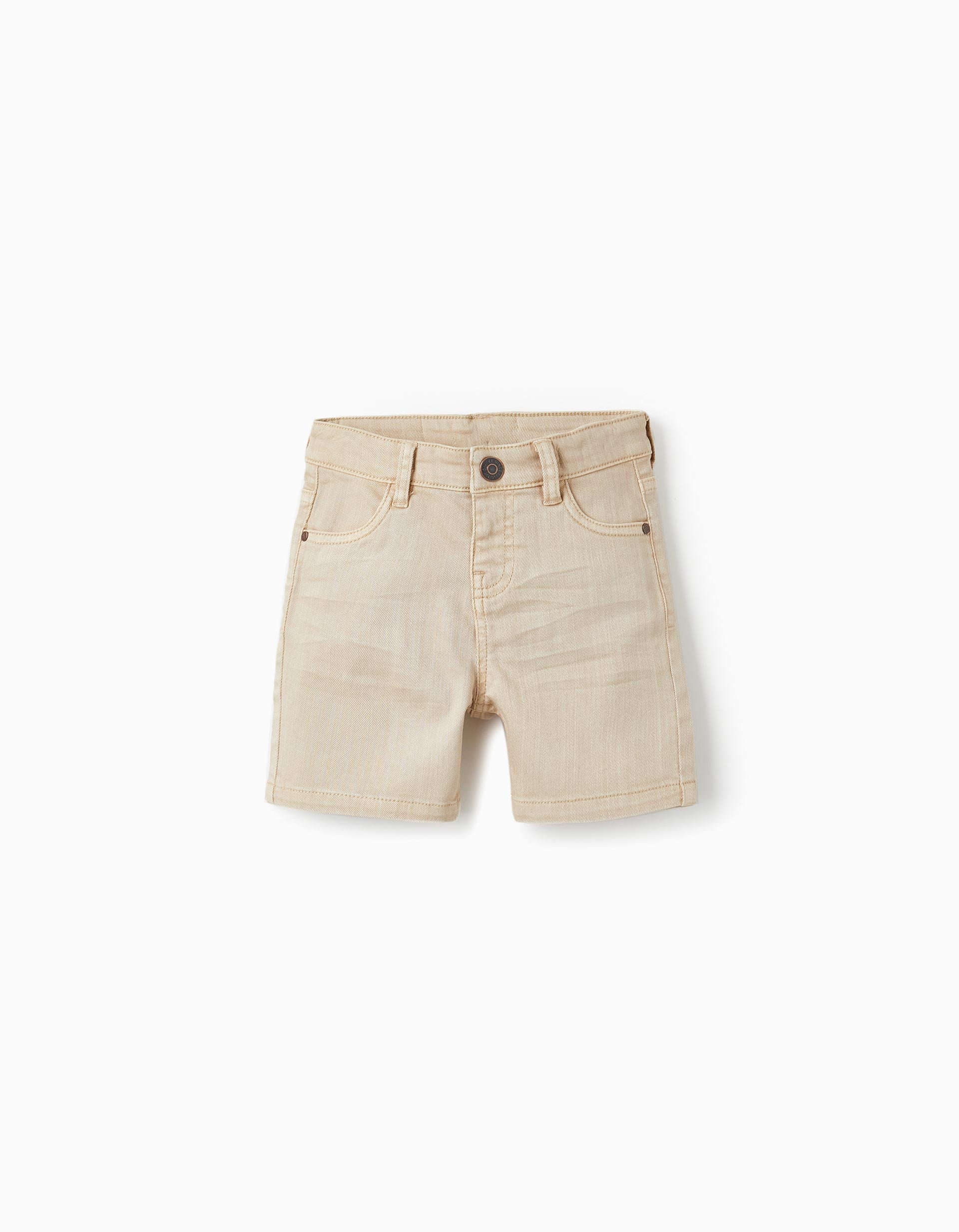 Shorts en sergé de coton pour bébé garçon, Beige