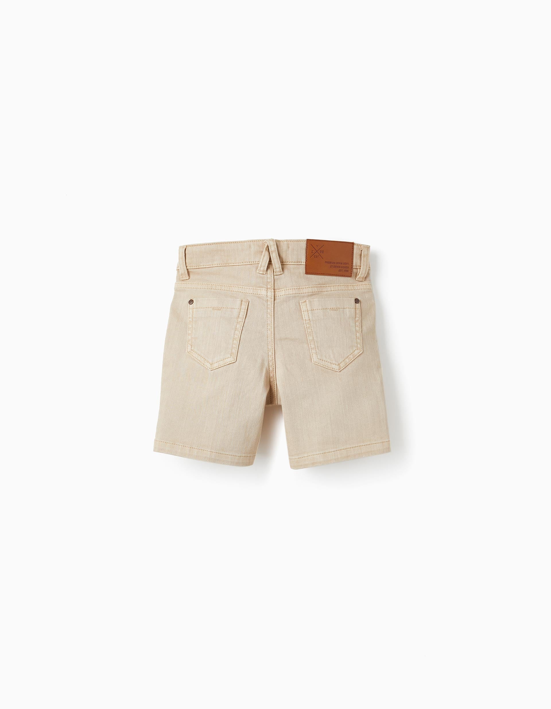 Shorts en sergé de coton pour bébé garçon, Beige