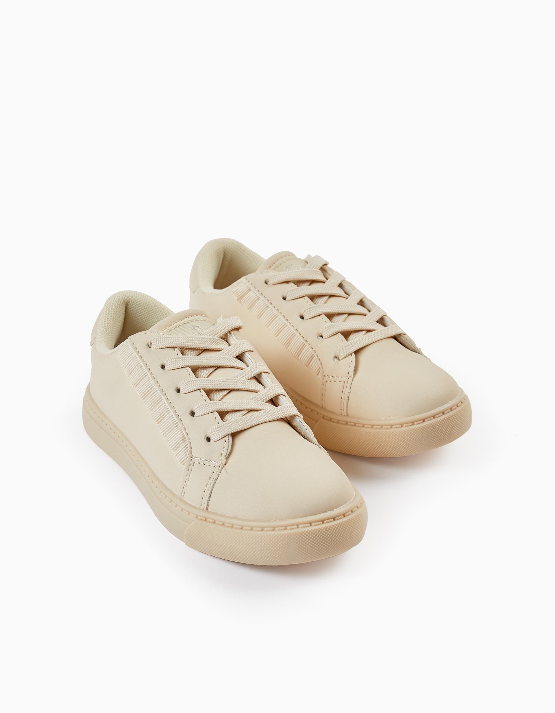 Zapatillas con Volantes para Niña, Beige