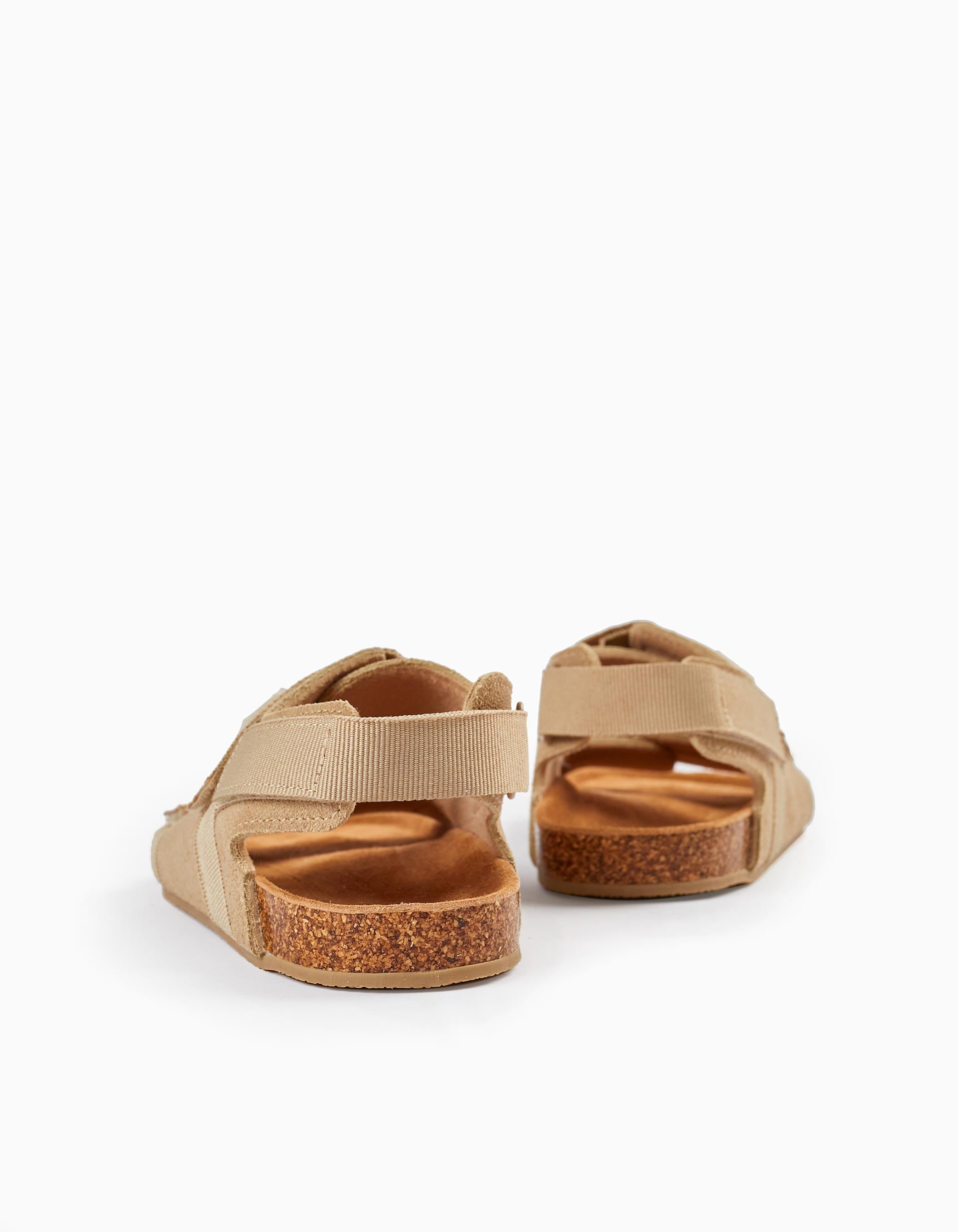 Sandalias de Piel para Niño, Beige