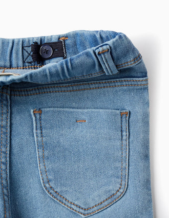 Jeggings de Ganga para Menina, Azul Claro