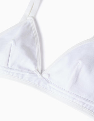 Pack of 2 Bras for Girls, White