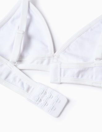 Pack of 2 Bras for Girls, White