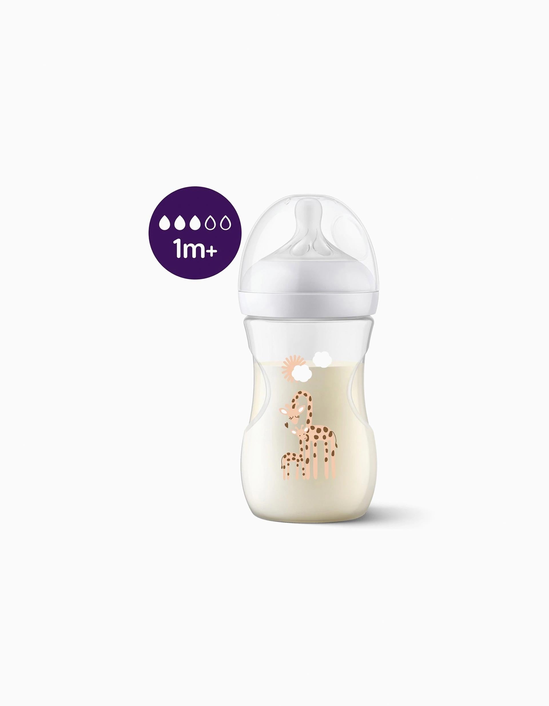 Philips Avent Natural Response Giraffe Bottle 260 Ml